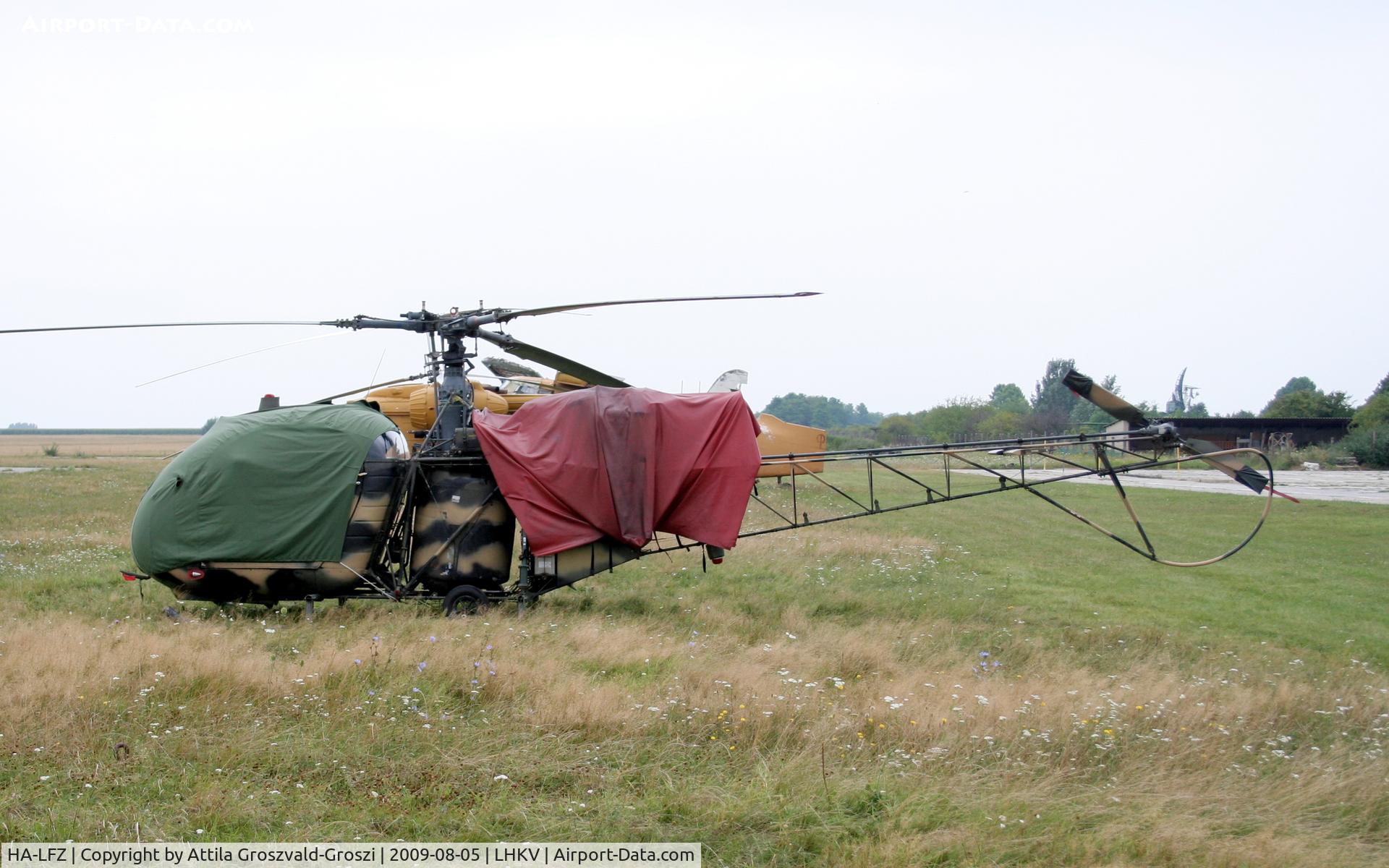 HA-LFZ, 1968 Sud SA-318C Alouette II C/N 2043/M380, Kaposújlak airport (LHKV) Hungary