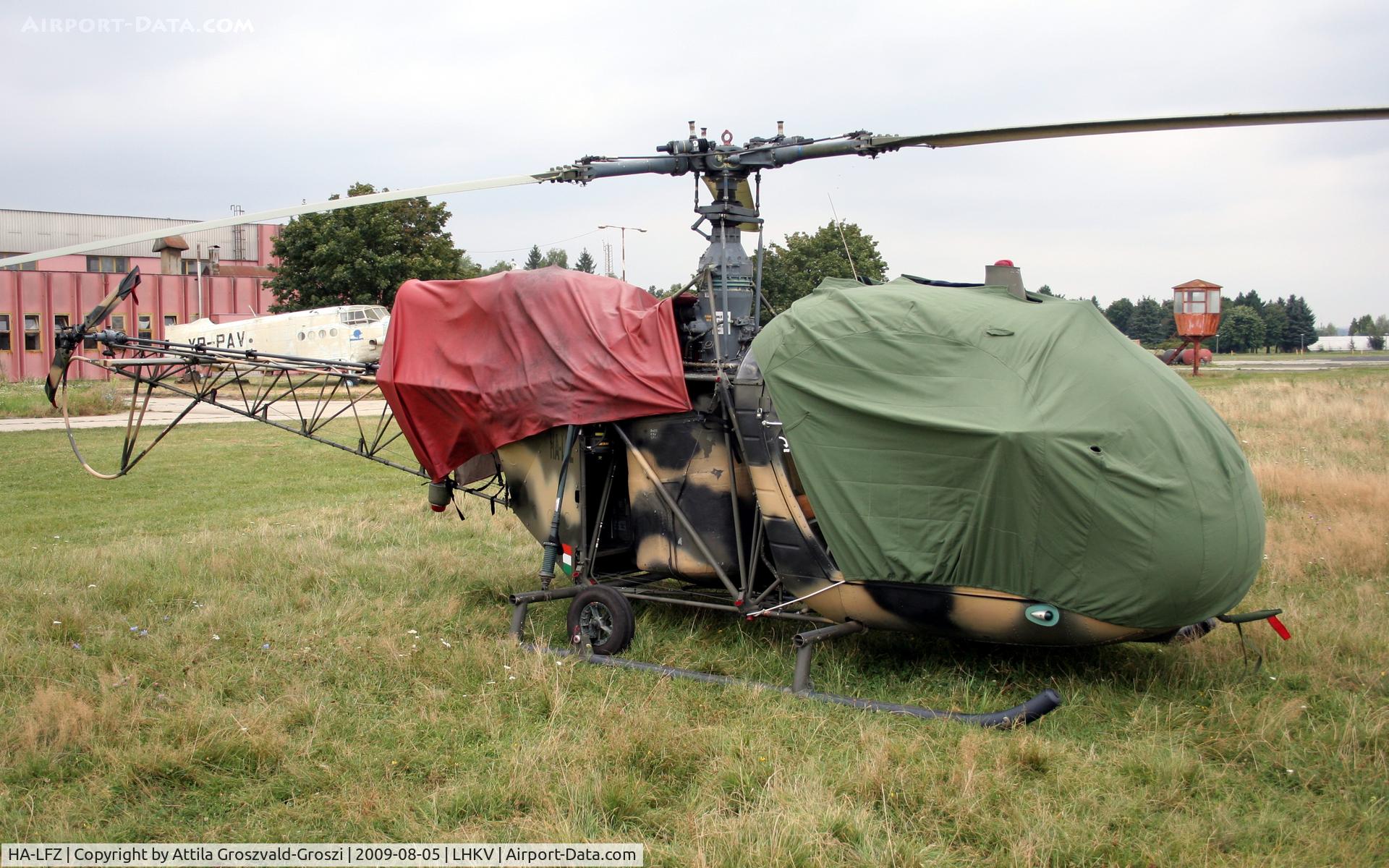 HA-LFZ, 1968 Sud SA-318C Alouette II C/N 2043/M380, Kaposújlak airport (LHKV) Hungary