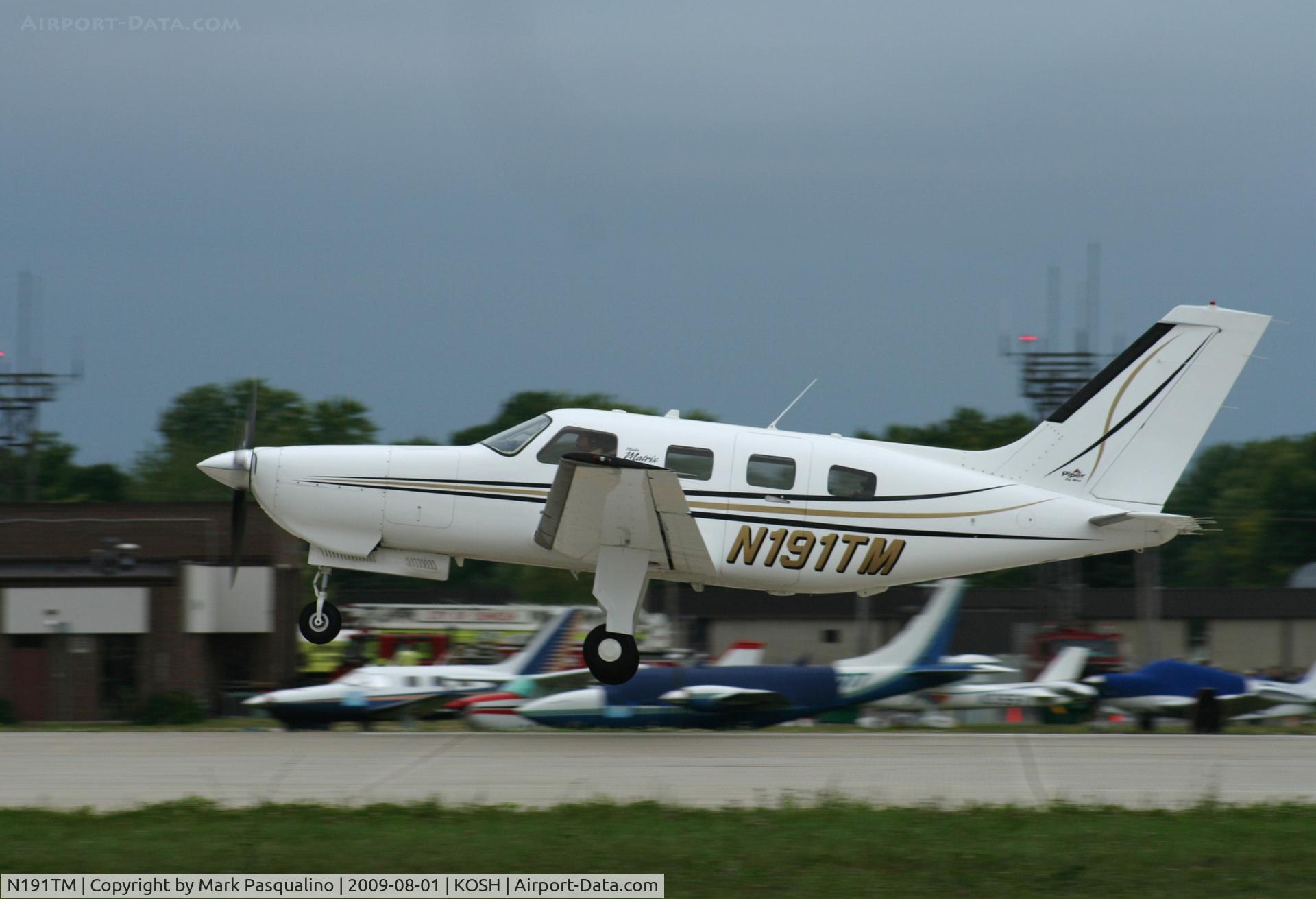 N191TM, 2008 Piper PA-46R-350T Malibu Matrix C/N 4692042, Piper PA46R-350T
