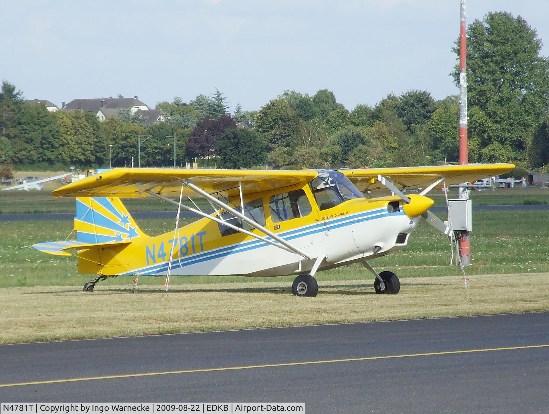 N4781T, Bellanca 8KCAB Decathlon C/N 170-75, Bellanca 8KCAB Decathlon at the Bonn-Hangelar centennial jubilee airshow