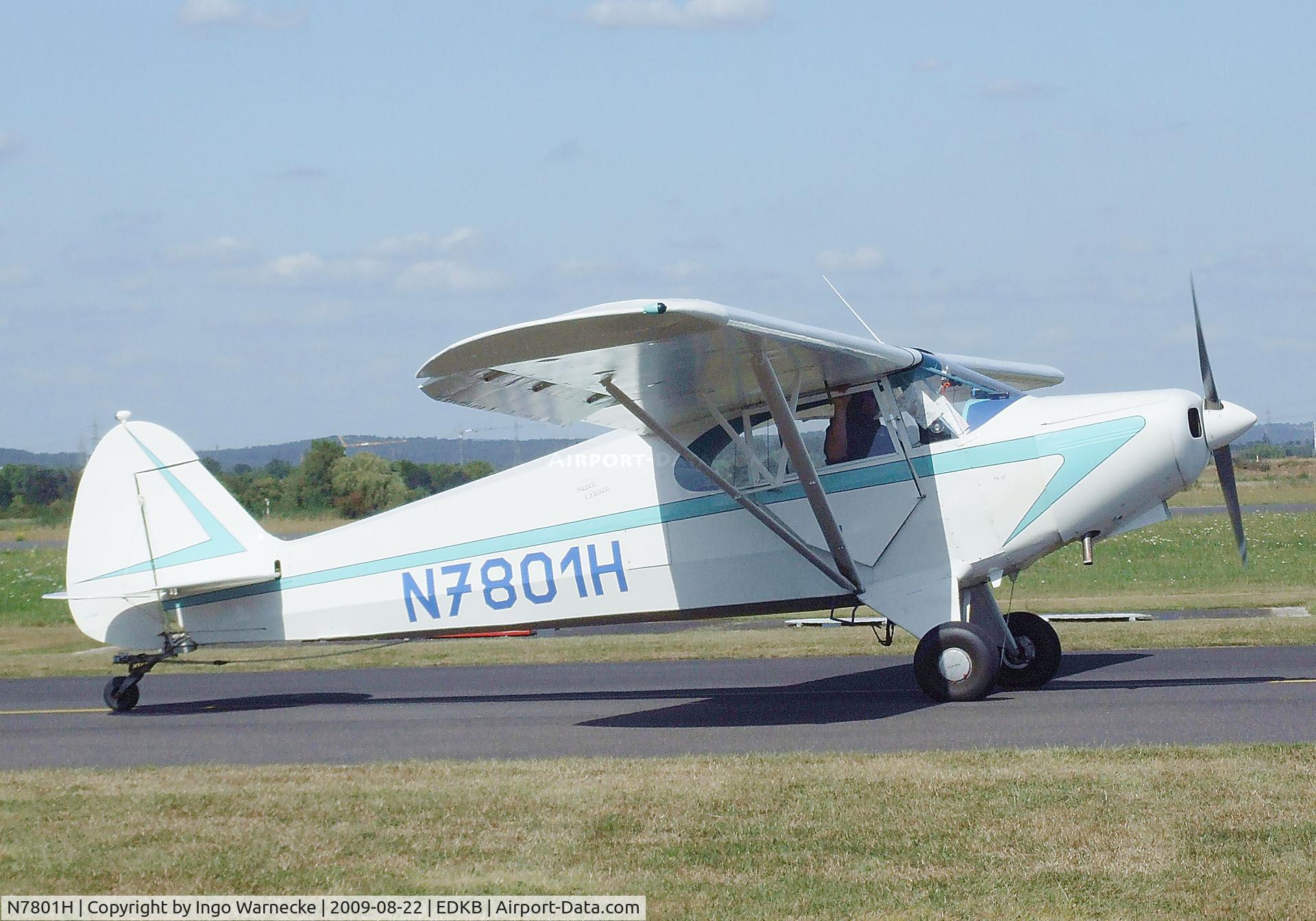 N7801H, 1946 Piper PA-12 Super Cruiser C/N 12-698, Piper PA-12 Super Cruiser at the Bonn-Hangelar centennial jubilee airshow