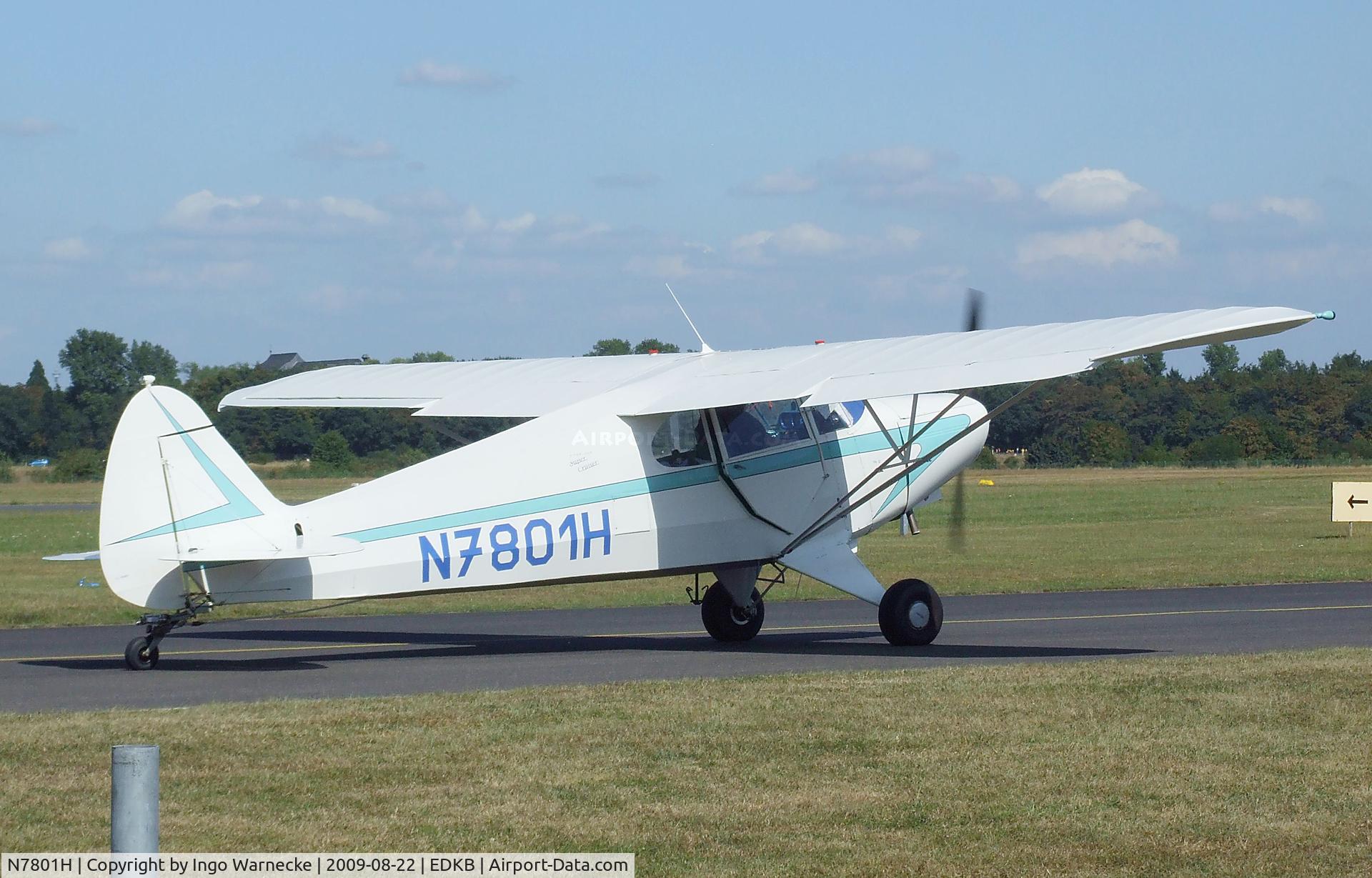 N7801H, 1946 Piper PA-12 Super Cruiser C/N 12-698, Piper PA-12 Super Cruiser at the Bonn-Hangelar centennial jubilee airshow
