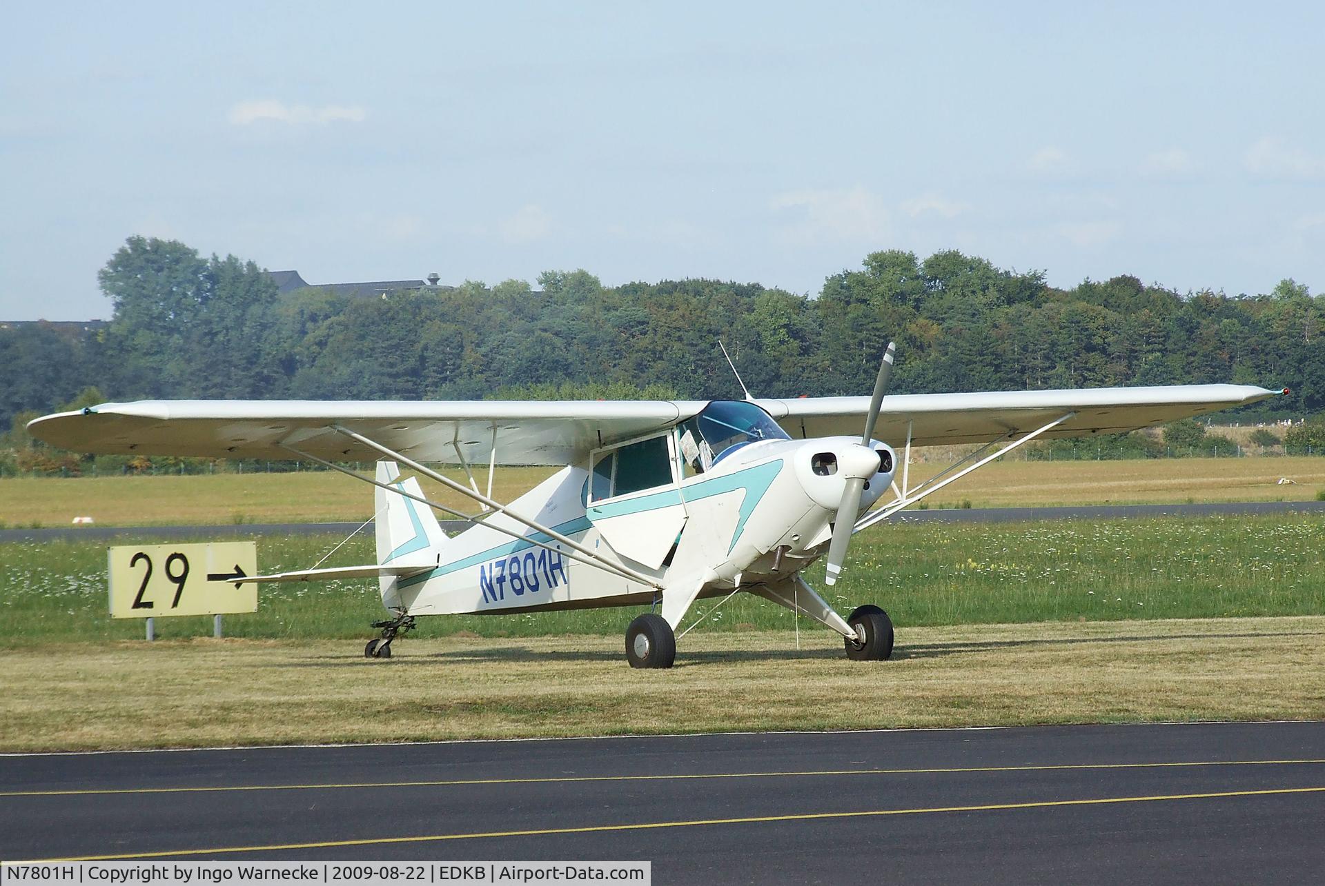 N7801H, 1946 Piper PA-12 Super Cruiser C/N 12-698, Piper PA-12 Super Cruiser at the Bonn-Hangelar centennial jubilee airshow