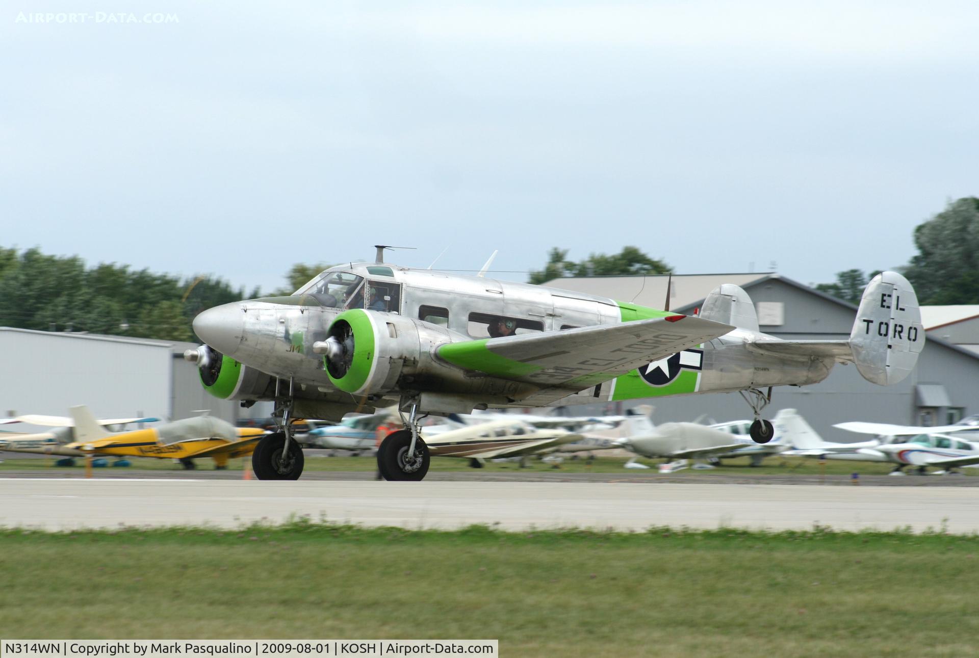 N314WN, 1952 Beech C-45H Expeditor C/N AF-566, Beech C-45H