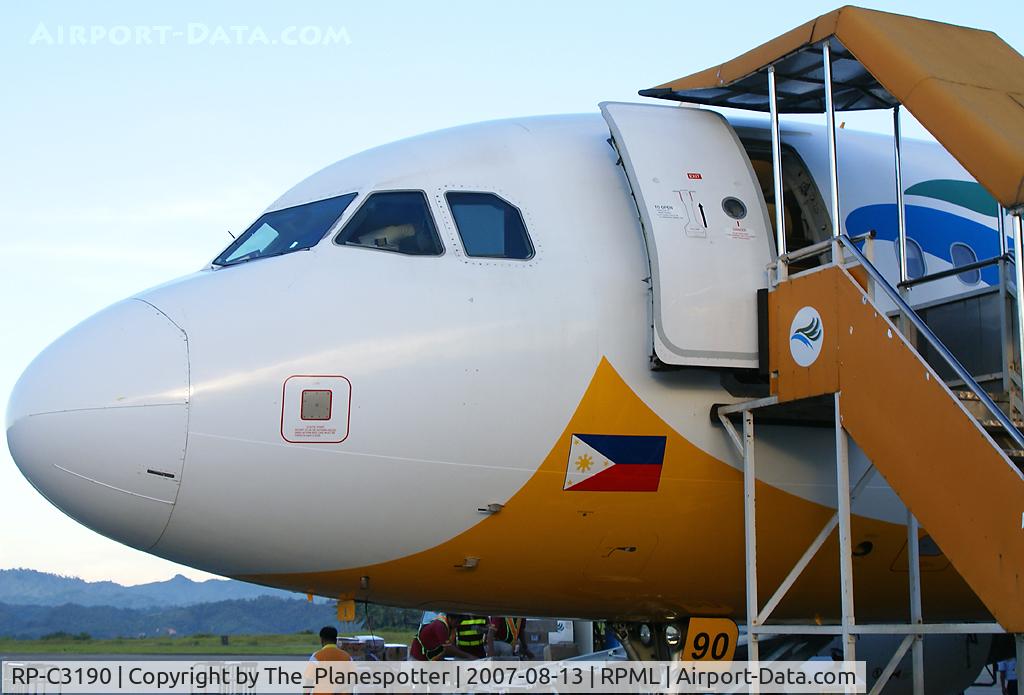 RP-C3190, 2005 Airbus A319-111 C/N 2586, Very early Morning at 05:50 AM after arriving from Manila/Philippines
