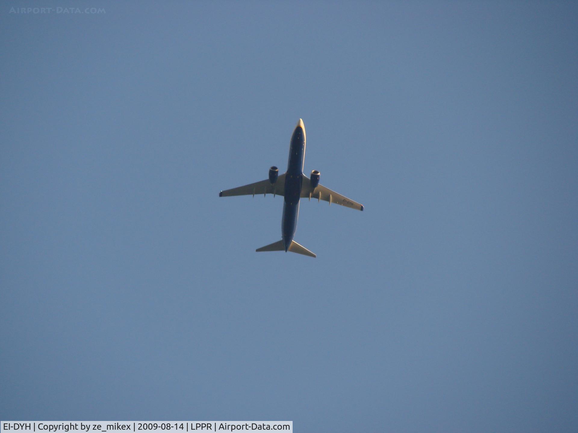 EI-DYH, 2008 Boeing 737-8AS C/N 36570, passing over my house
