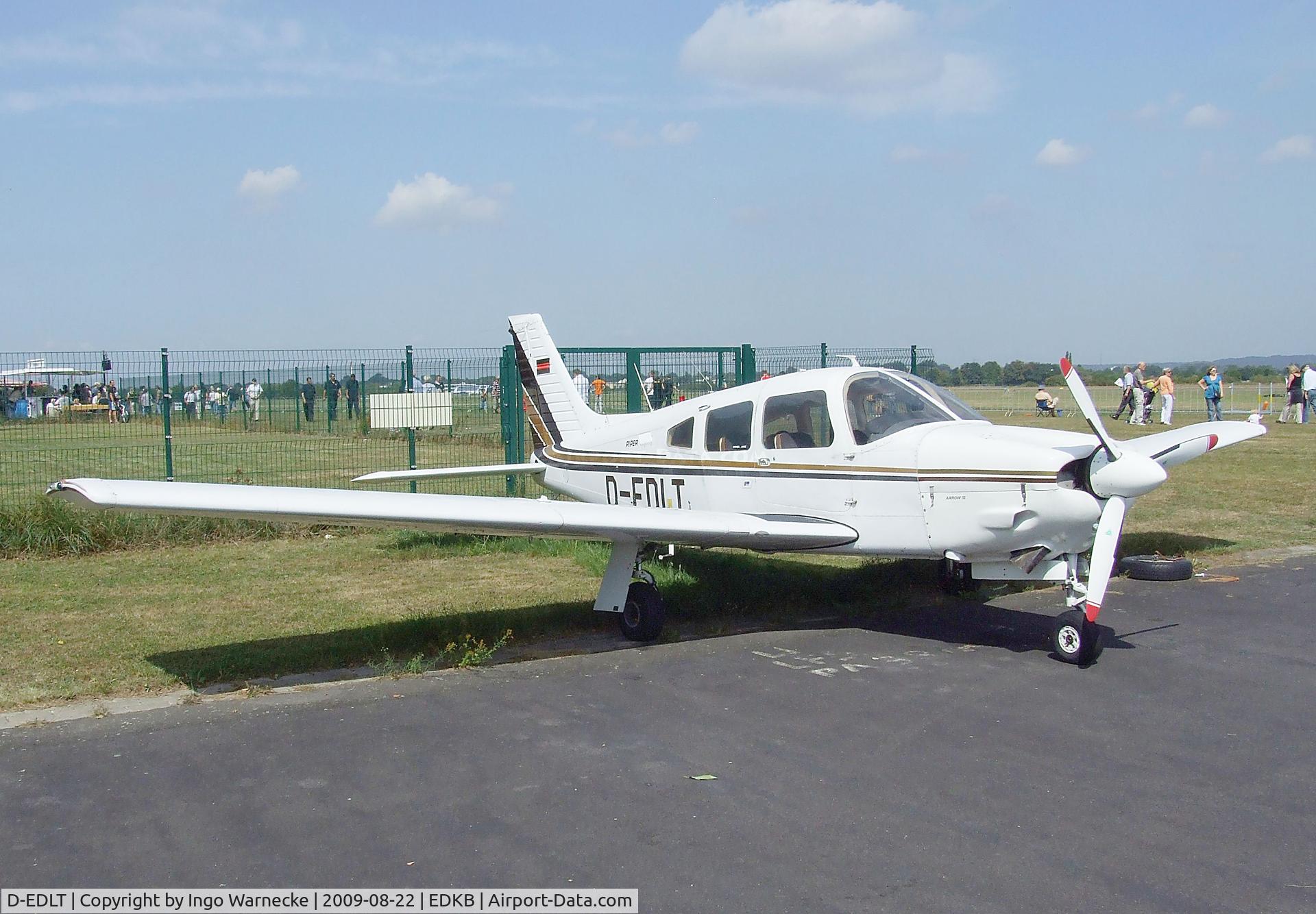 D-EDLT, 1978 Piper PA-28R-201 Cherokee Arrow III C/N 28R-7837093, Piper PA-28R-201 Arrow III at the Bonn-Hangelar centennial jubilee airshow