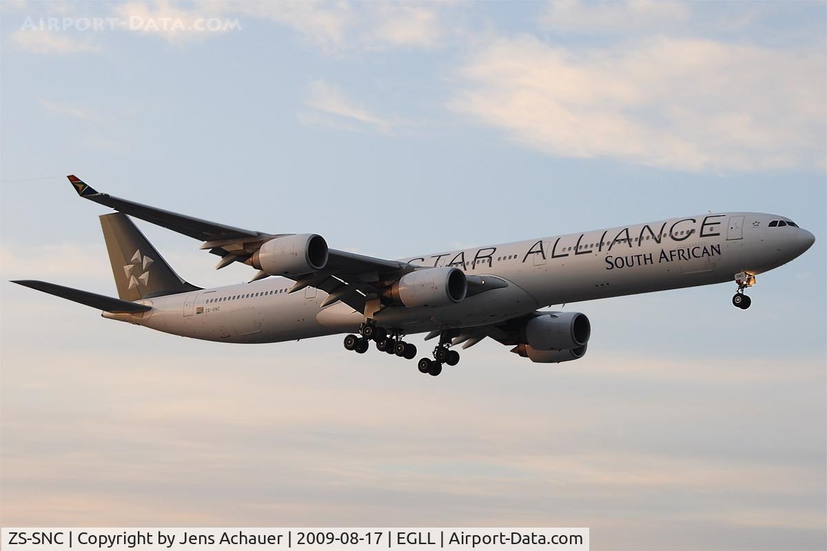 ZS-SNC, 2003 Airbus A340-642 C/N 426, South African Airlines - Airbus A340-642 - Reg. ZS-SNC