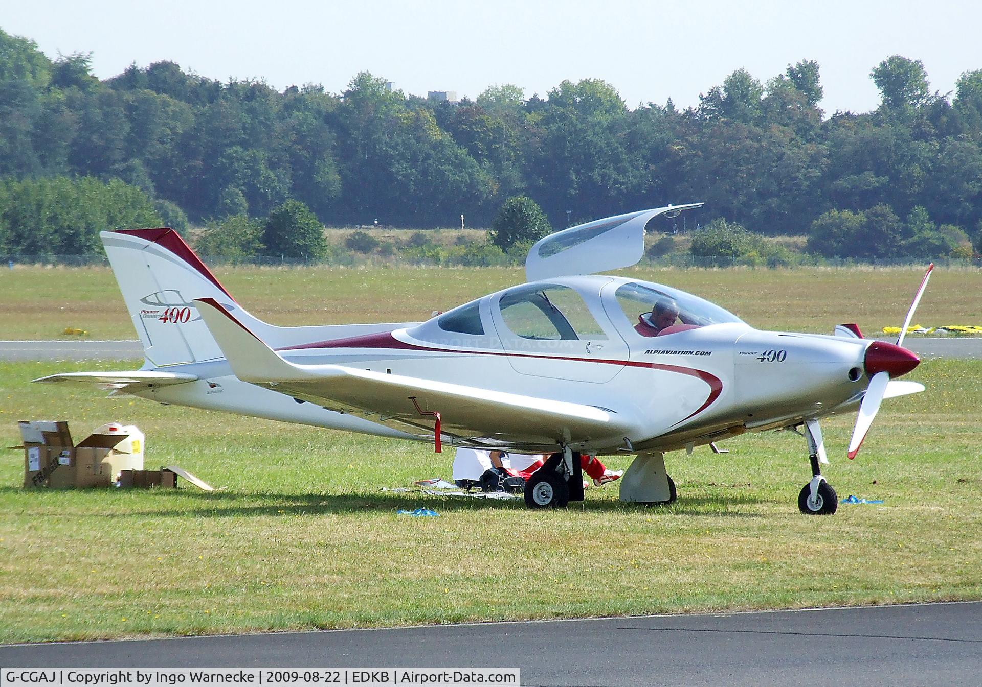 G-CGAJ, Alpi Aviation Pioneer 400 C/N 01, Alpi Aviation Pioneer 400 - accompanying the Pioneer Team - at the Bonn-Hangelar centennial jubilee airshow