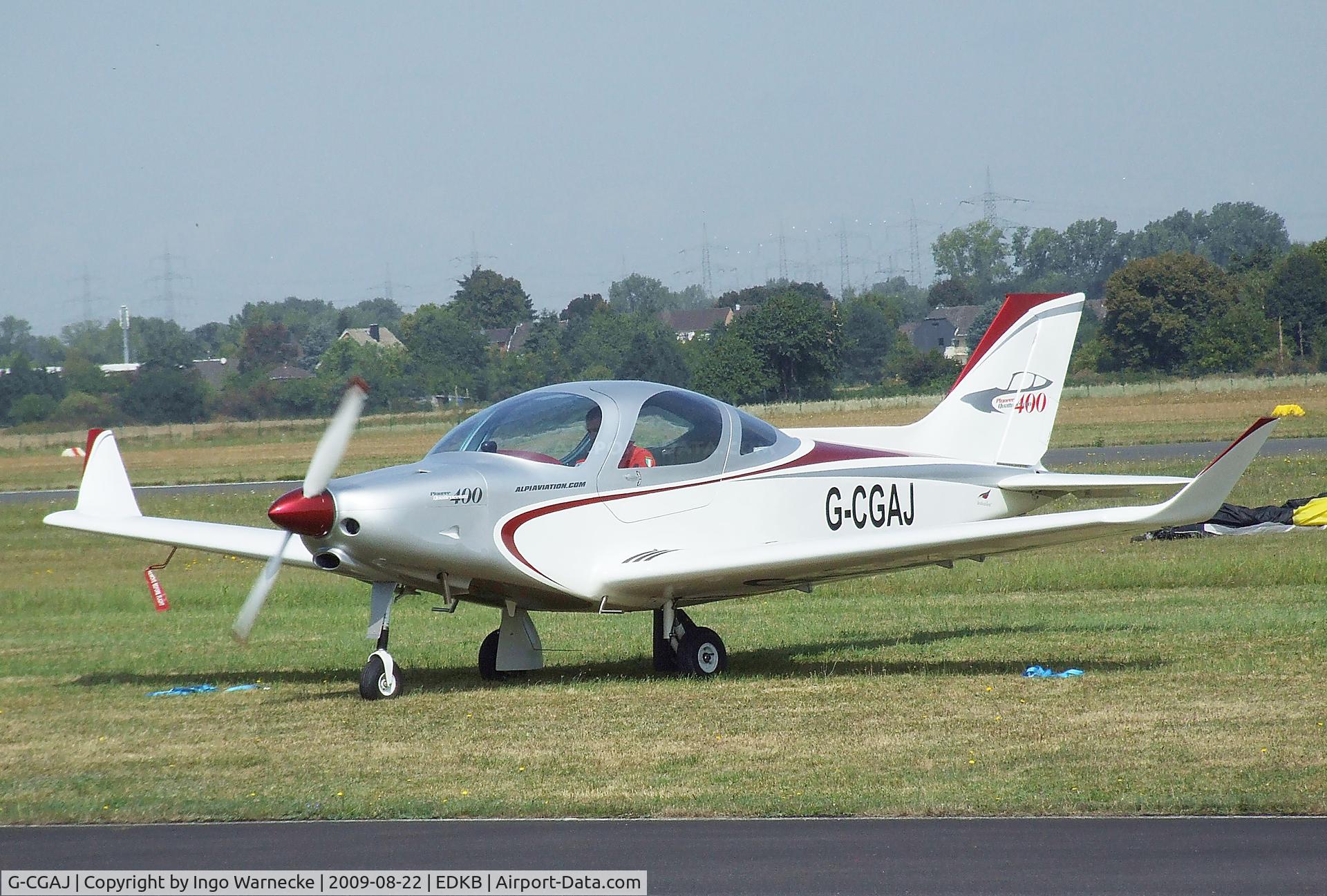 G-CGAJ, Alpi Aviation Pioneer 400 C/N 01, Alpi Aviation Pioneer 400 - accompanying the Pioneer Team - at the Bonn-Hangelar centennial jubilee airshow
