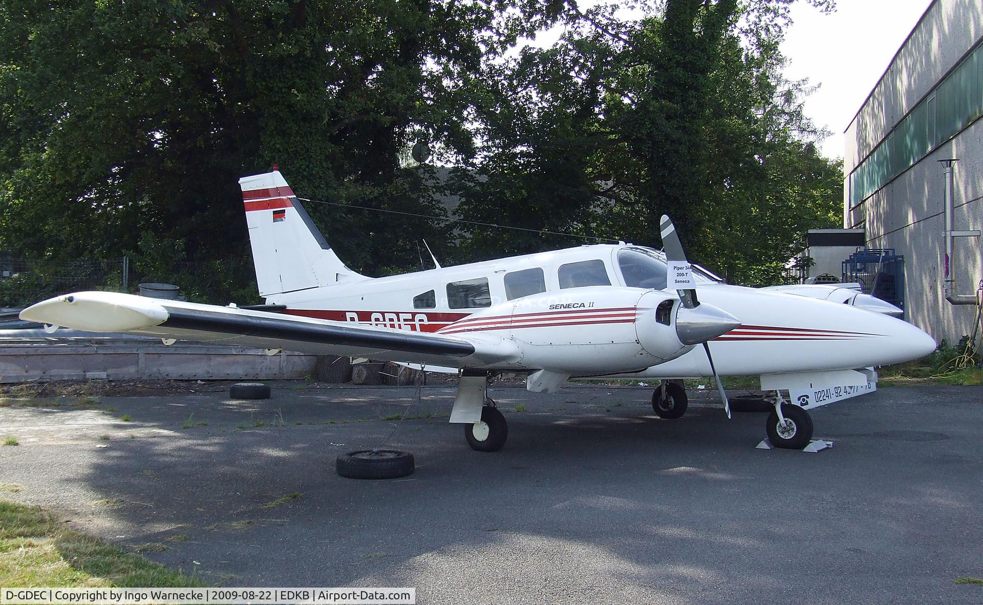 D-GDEC, 1978 Piper PA-34-200T C/N 34-7870272, Piper PA-34-200T Seneca II at the Bonn-Hangelar centennial jubilee airshow
