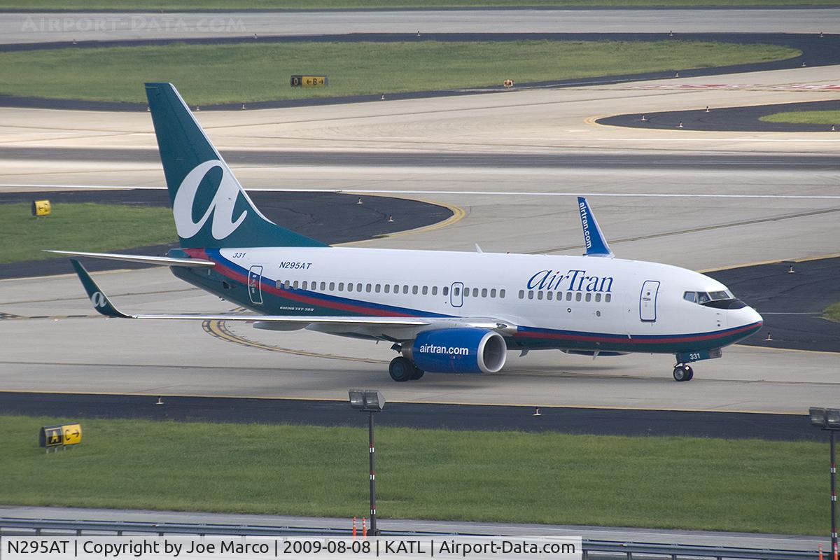 N295AT, 2006 Boeing 737-76N C/N 32677, @ ATL