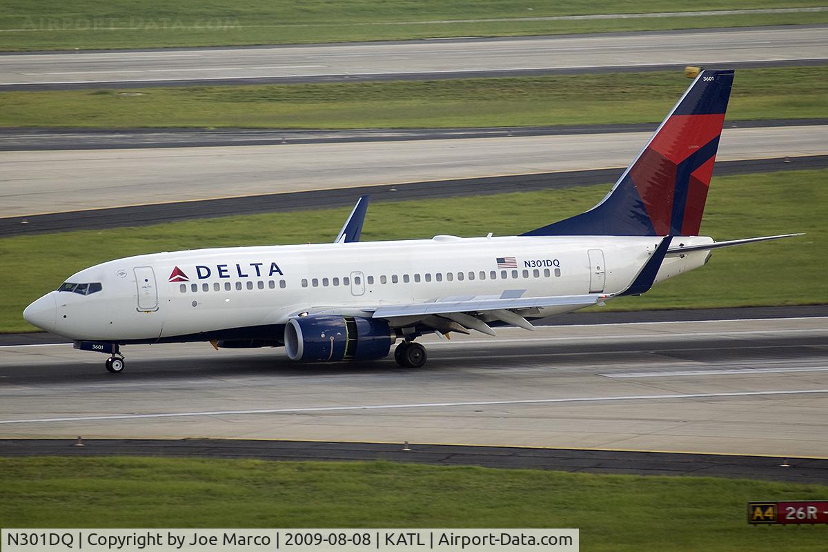 N301DQ, 2008 Boeing 737-732 C/N 29687, @ ATL
