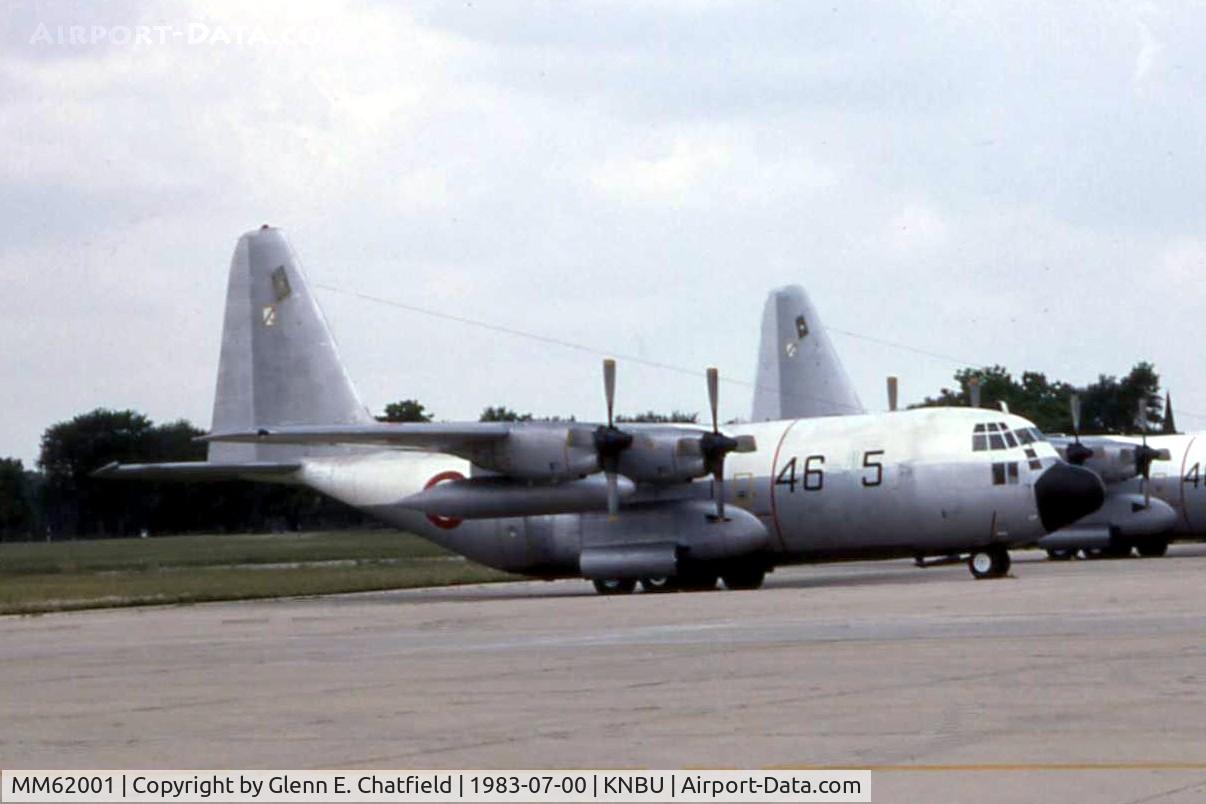 MM62001, Lockheed C-130H Hercules C/N 382-4498, Italian C-130H at the open house, Glenview Naval Air Station.  This plane is now FAC1015 with the Columbian Air Force