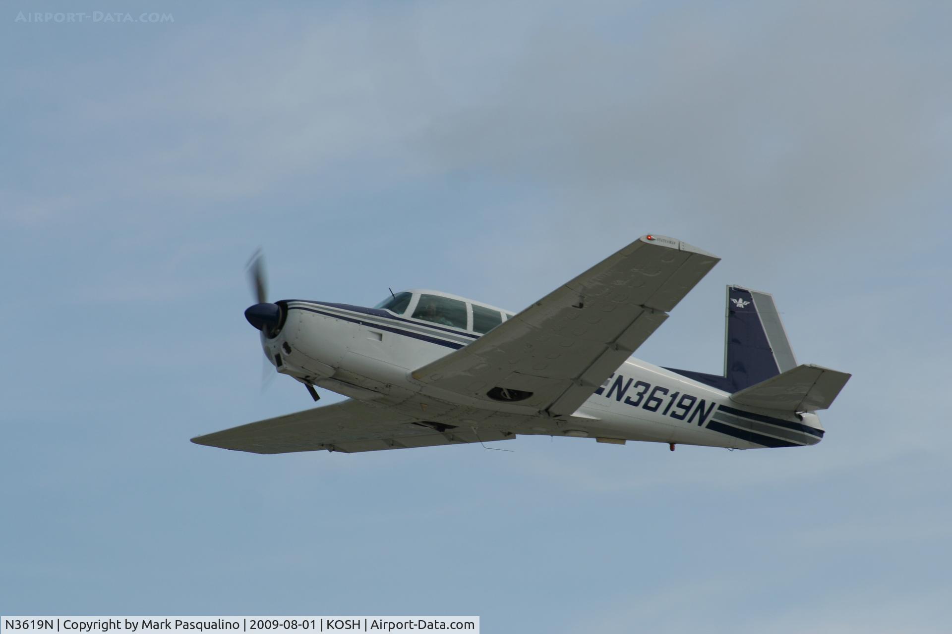 N3619N, 1967 Mooney M-20G Statesman C/N 680015, Mooney M20G