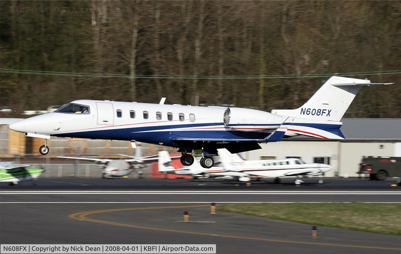 N608FX, 2004 Learjet Inc 45 C/N 2014, KBFI