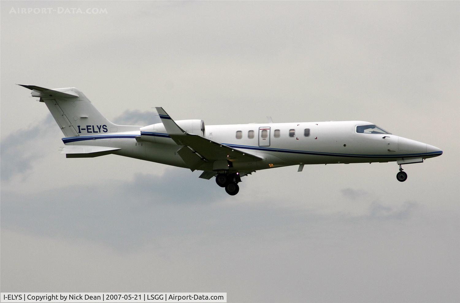 I-ELYS, 2005 Learjet 45 C/N 45-2016, LSGG