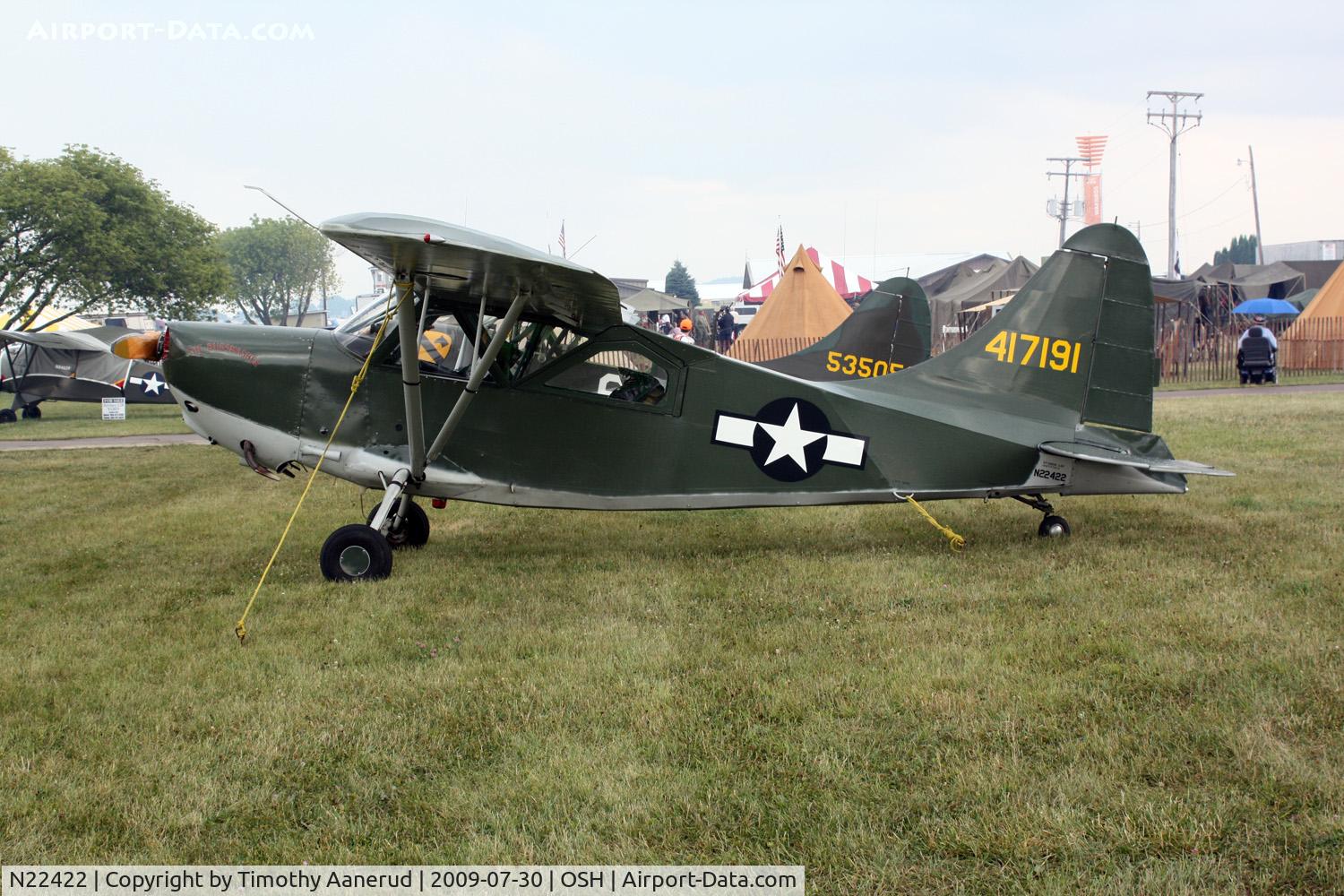 N22422, Stinson L-5B Sentinel C/N 44-17191A, Stinson L-5B, c/n: 44-17191A