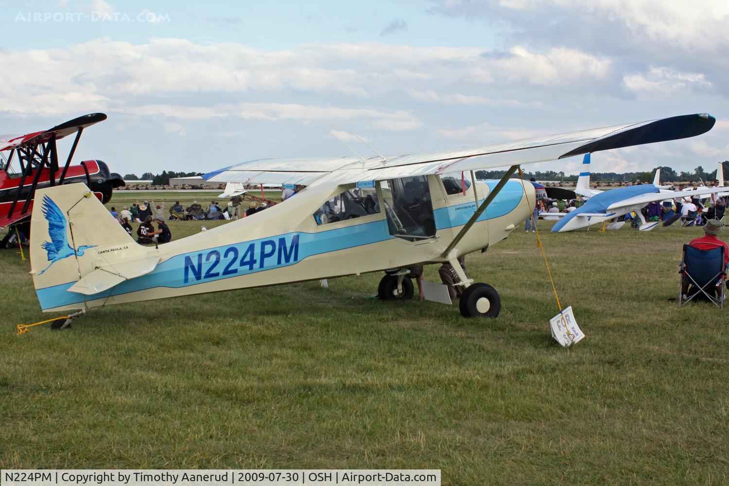 N224PM, 2004 Christavia MK IV C/N 211, 2004 CHRISTAVIA MARK 4, c/n: 211
