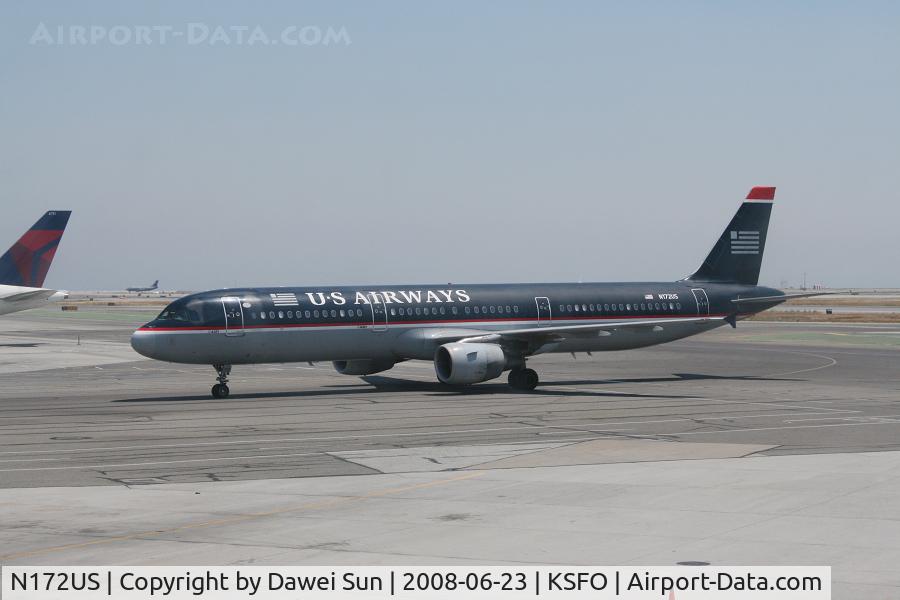 N172US, 2001 Airbus A321-211 C/N 1472, SFO