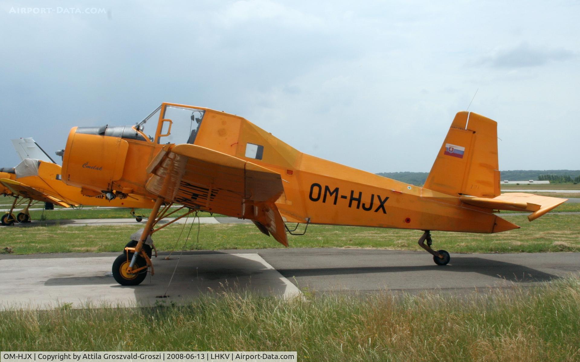 OM-HJX, Let Z-37A Cmelak C/N 2325 ND, Kaposújlak airport (LHKV) Hungary -  Came to a general overhaul onto Kaposújlak.