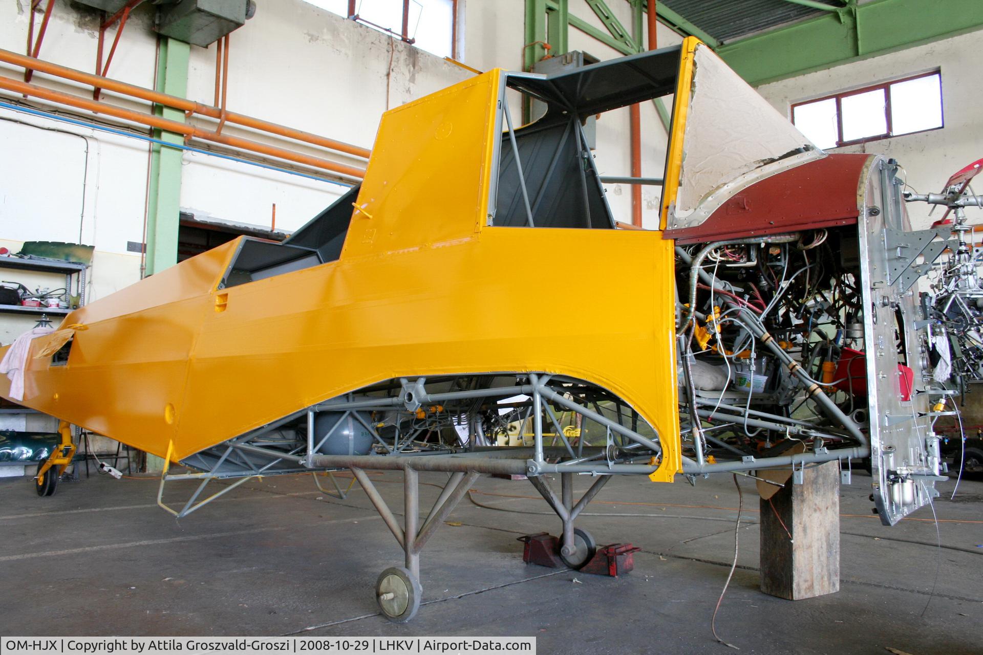 OM-HJX, Let Z-37A Cmelak C/N 2325 ND, Kaposújlak airport (LHKV) Hungary - During a general overhaul.