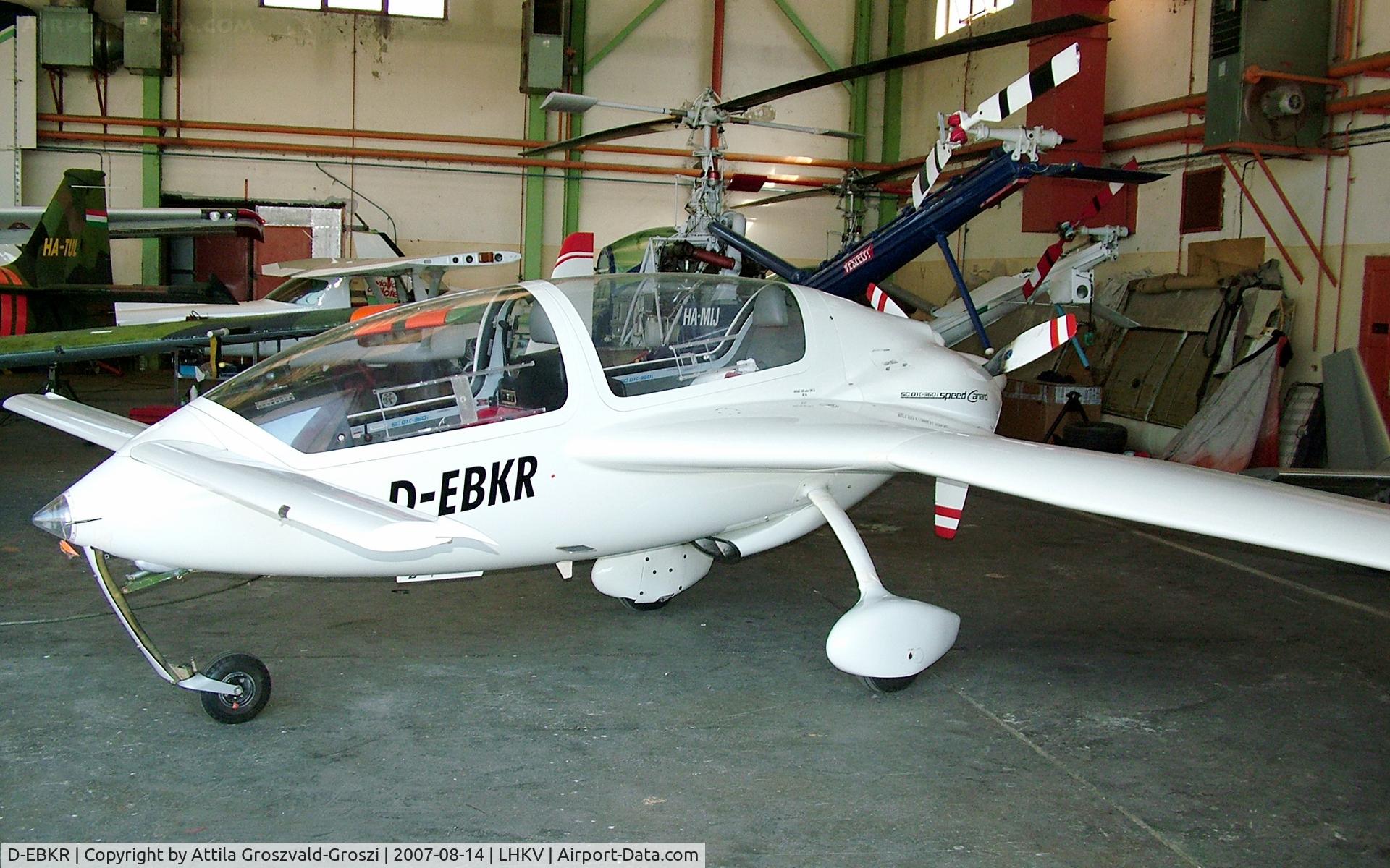 D-EBKR, Gyroflug SC-01C-360i Speed Canard C/N S-13, Kaposújlak airport (LHKV) Hungary