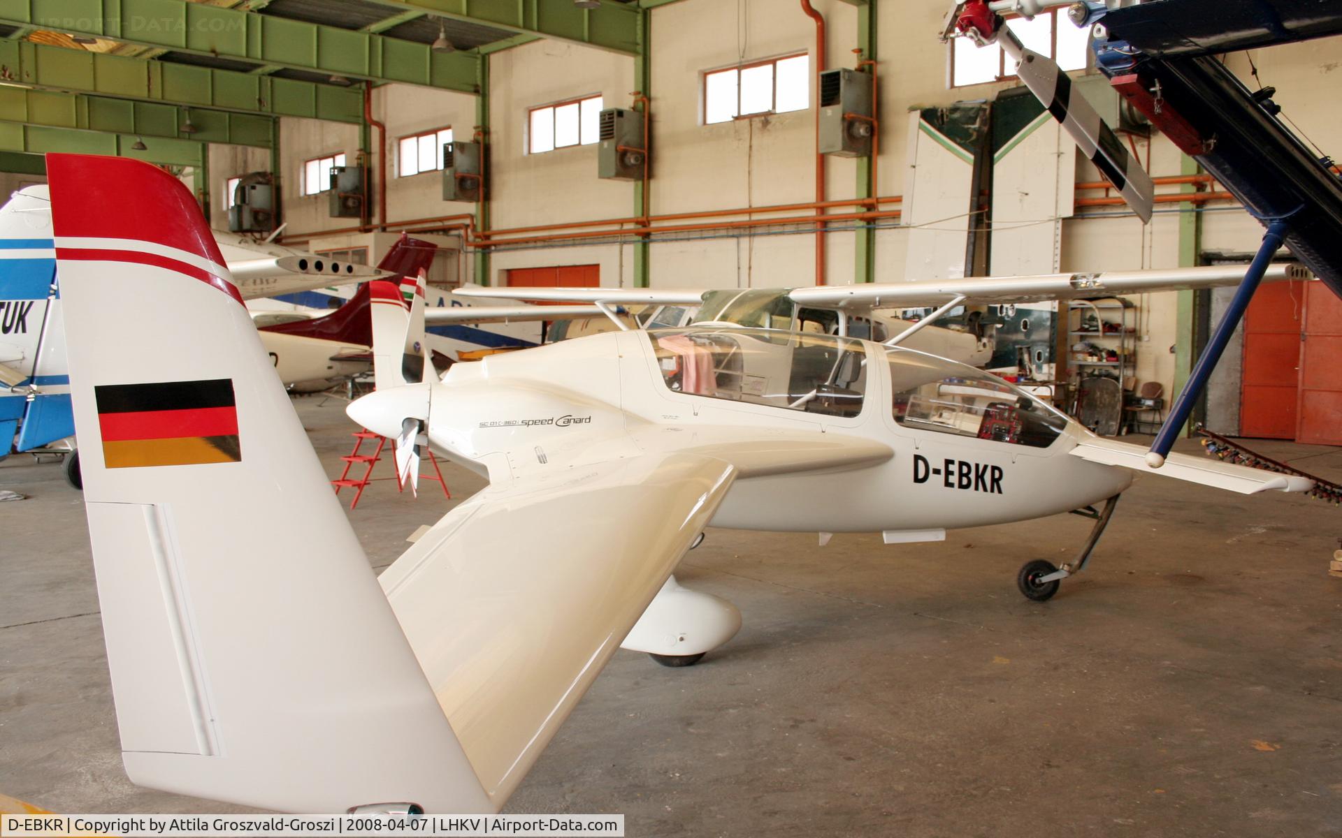 D-EBKR, Gyroflug SC-01C-360i Speed Canard C/N S-13, Kaposújlak airport (LHKV) Hungary