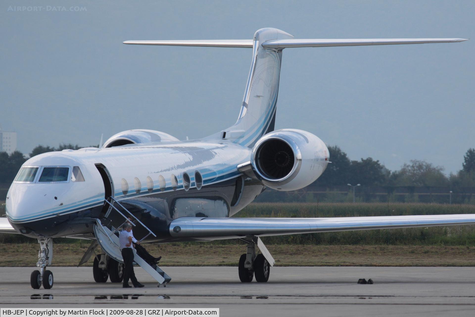 HB-JEP, 2005 Gulfstream Aerospace GV-SP (G550) C/N 5070, .