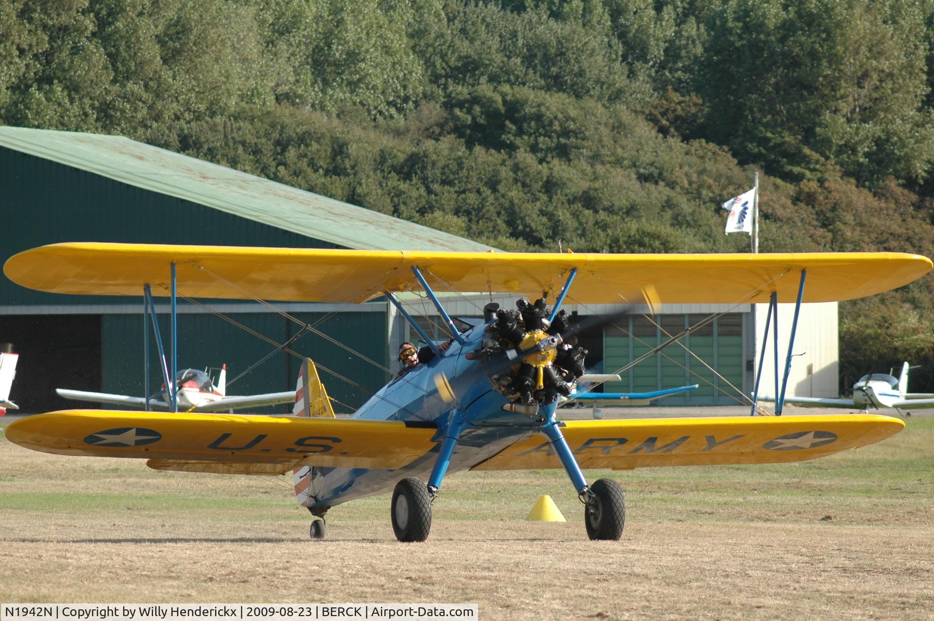 N1942N, 1941 Boeing PT-17 Kaydet (A75N1) C/N 75-3895, Meeting aérien - 100 ans de la traversée de la Manche