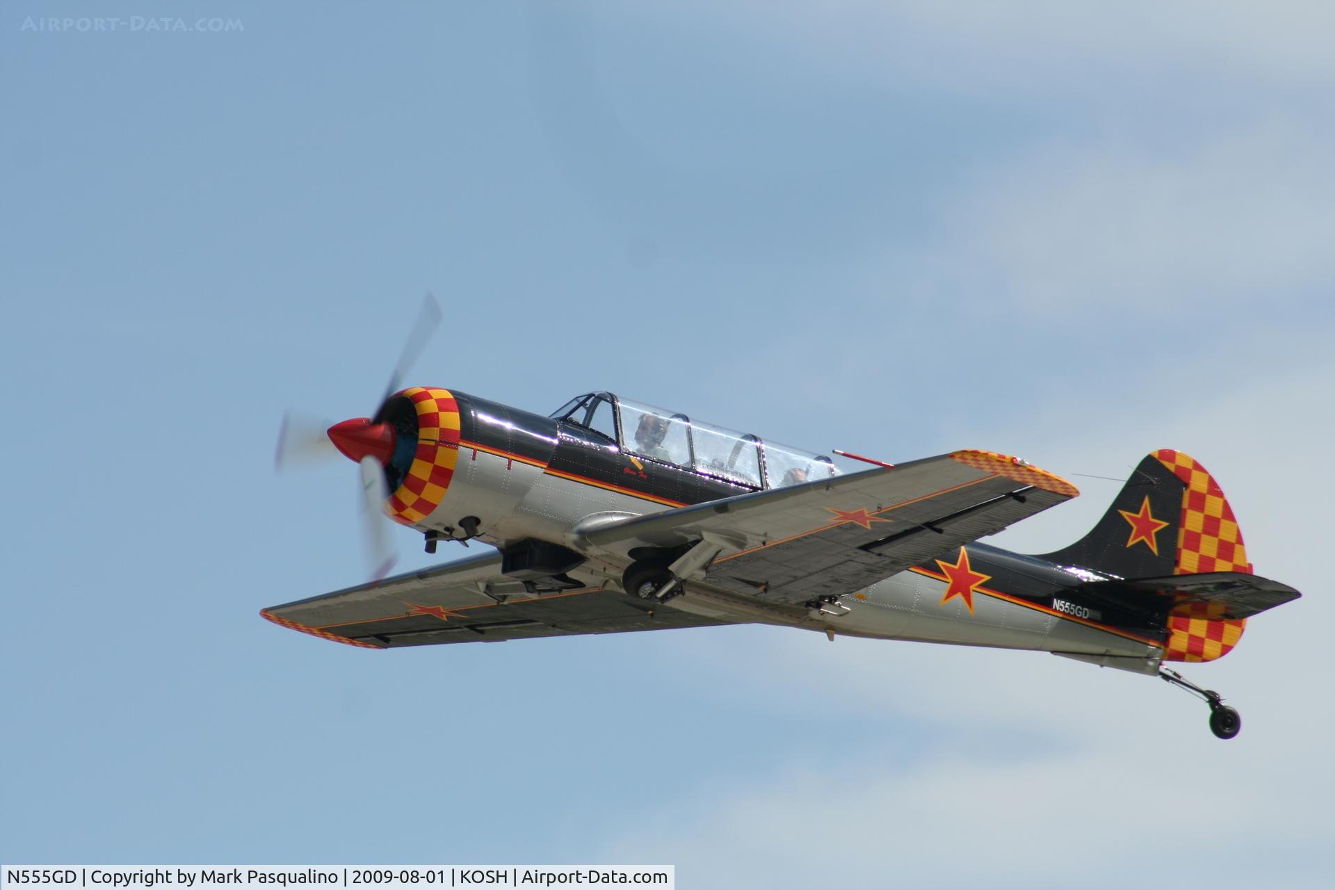 N555GD, 2003 Yakovlev (Aerostar) Yak-52TW C/N 0212405, YAK-52TW