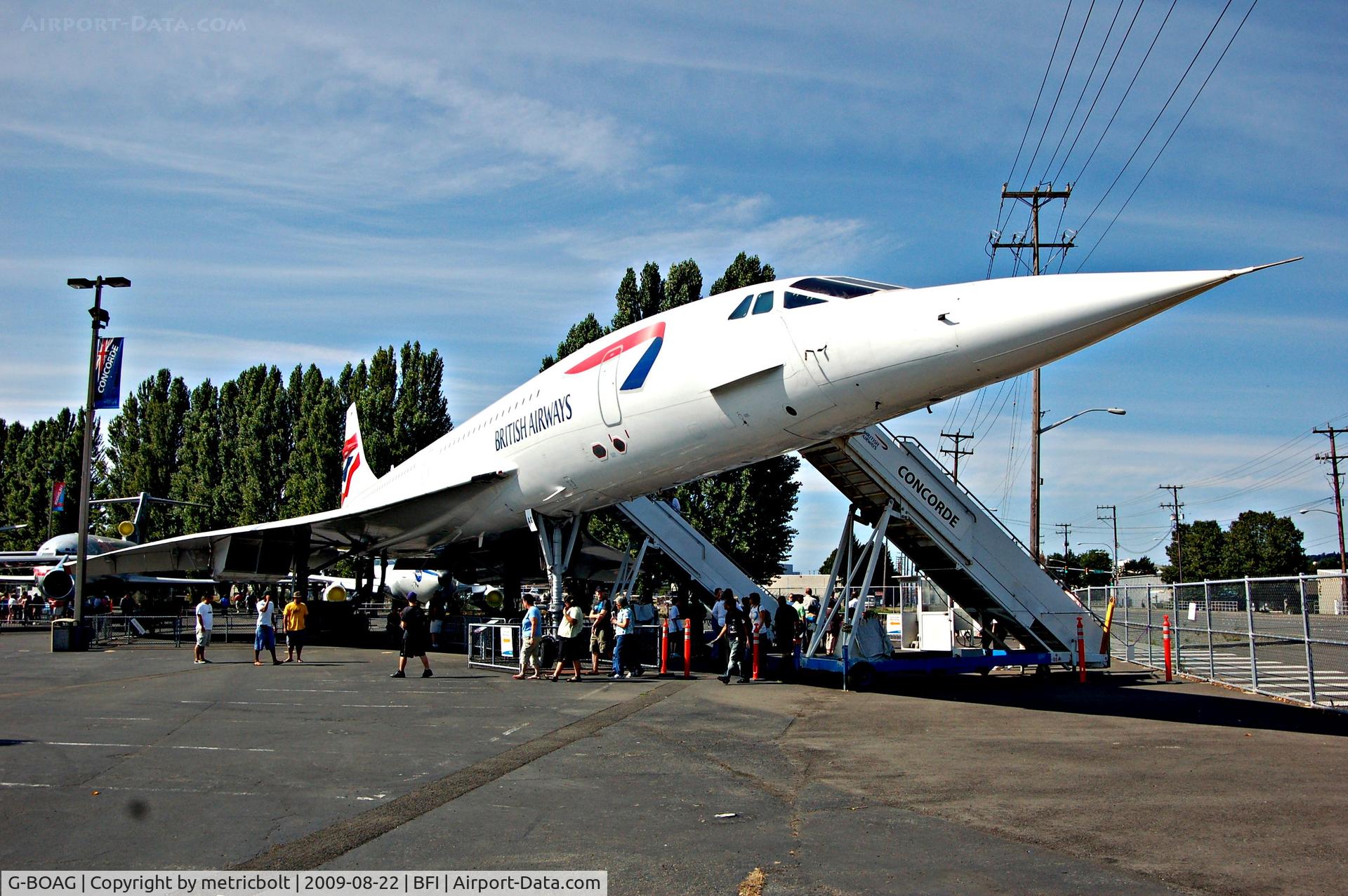 G-BOAG, 1978 Aerospatiale-BAC Concorde 1-102 C/N 100-014, at the Museum of Flight