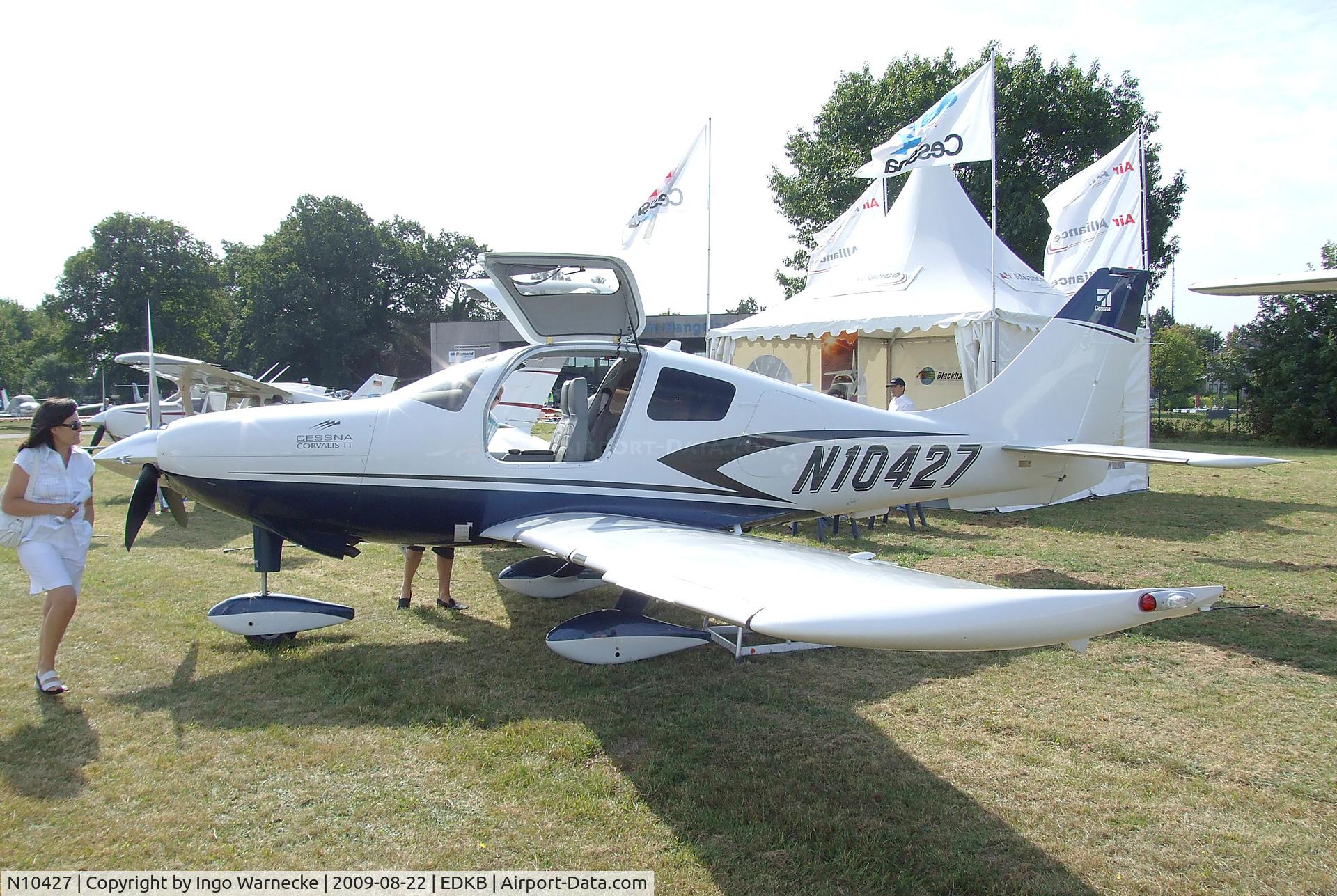 N10427, Cessna LC41-550FG C/N 411142, Cessna 400 (LC41-550FG) Corvalis TT at the Bonn-Hangelar centennial jubilee airshow