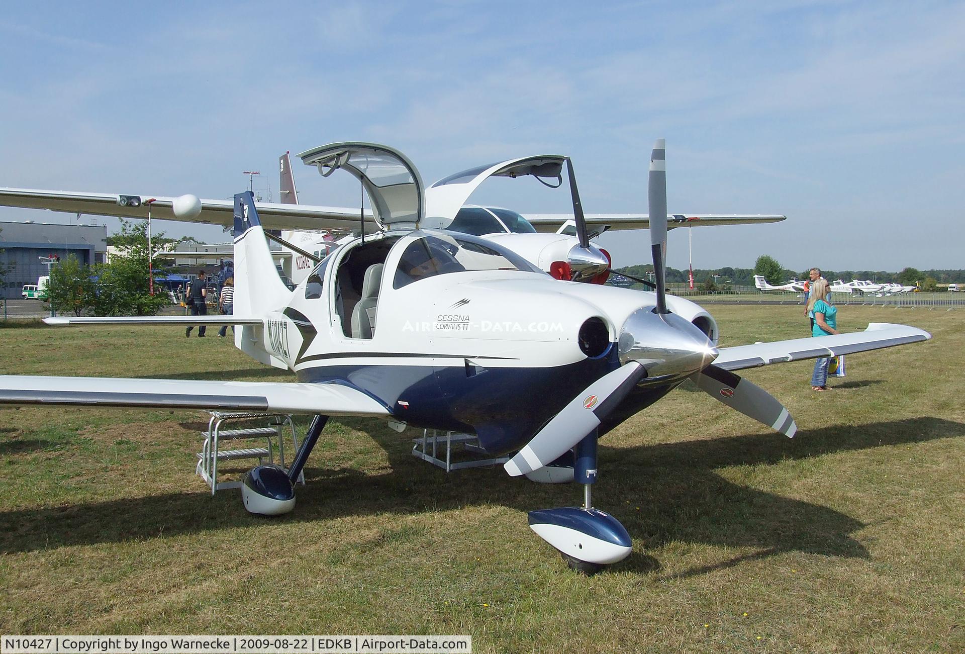 N10427, Cessna LC41-550FG C/N 411142, Cessna 400 (LC41-550FG) Corvalis TT at the Bonn-Hangelar centennial jubilee airshow