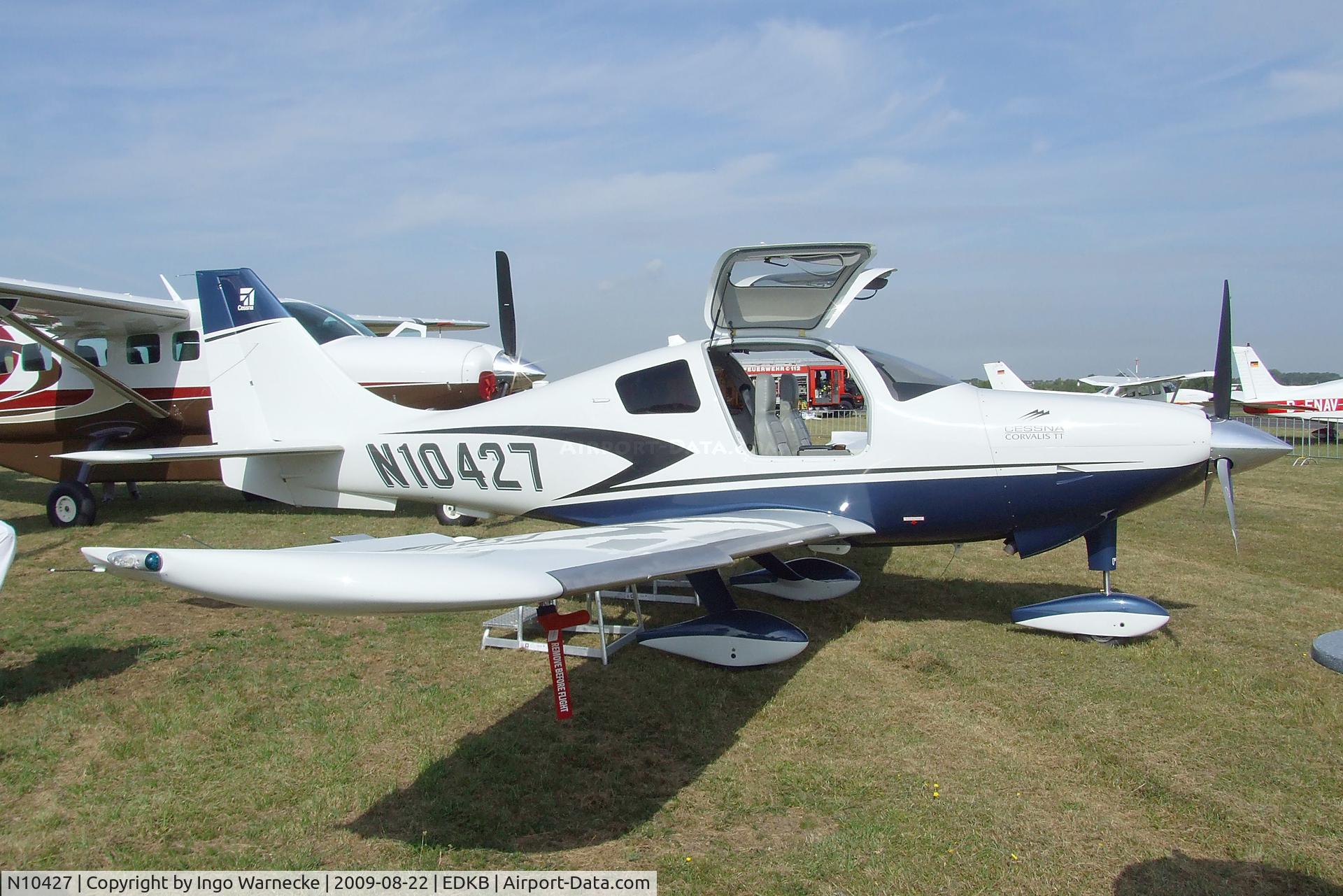 N10427, Cessna LC41-550FG C/N 411142, Cessna 400 (LC41-550FG) Corvalis TT at the Bonn-Hangelar centennial jubilee airshow