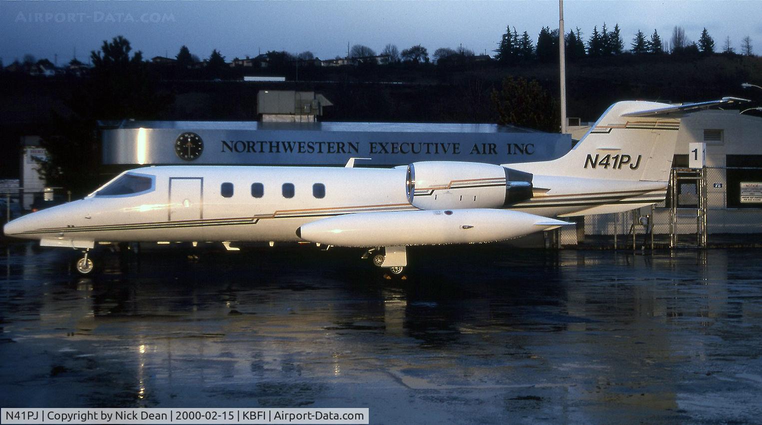 N41PJ, 1975 Gates Learjet 35 C/N 35-041, KBFI