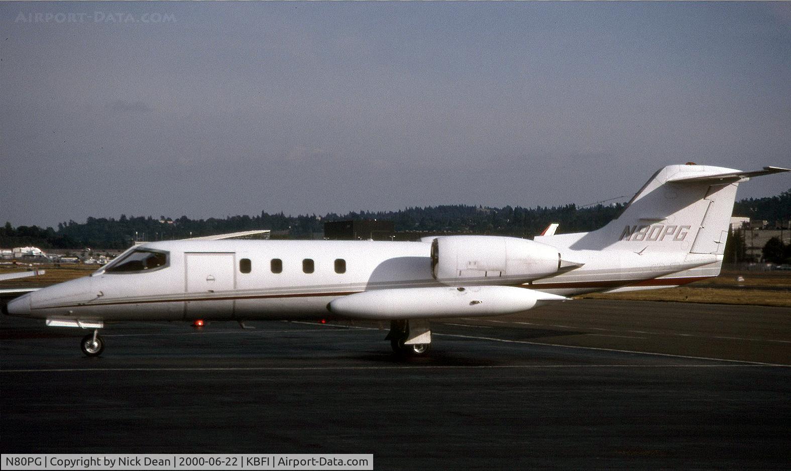 N80PG, 1976 Gates Learjet 35 C/N 35-063, KBFI