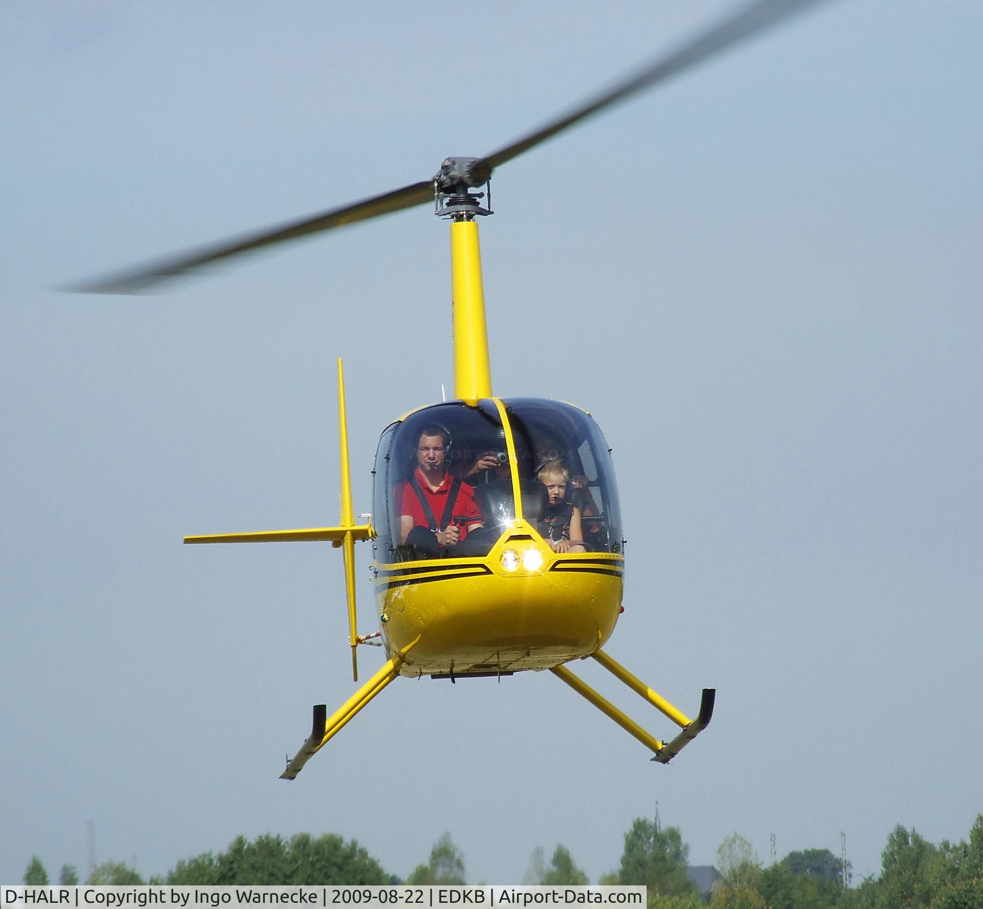 D-HALR, 2008 Robinson R44 Raven II C/N 12468, Robinson R44 Raven II of Air Lloyd at the Bonn-Hangelar centennial jubilee airshow