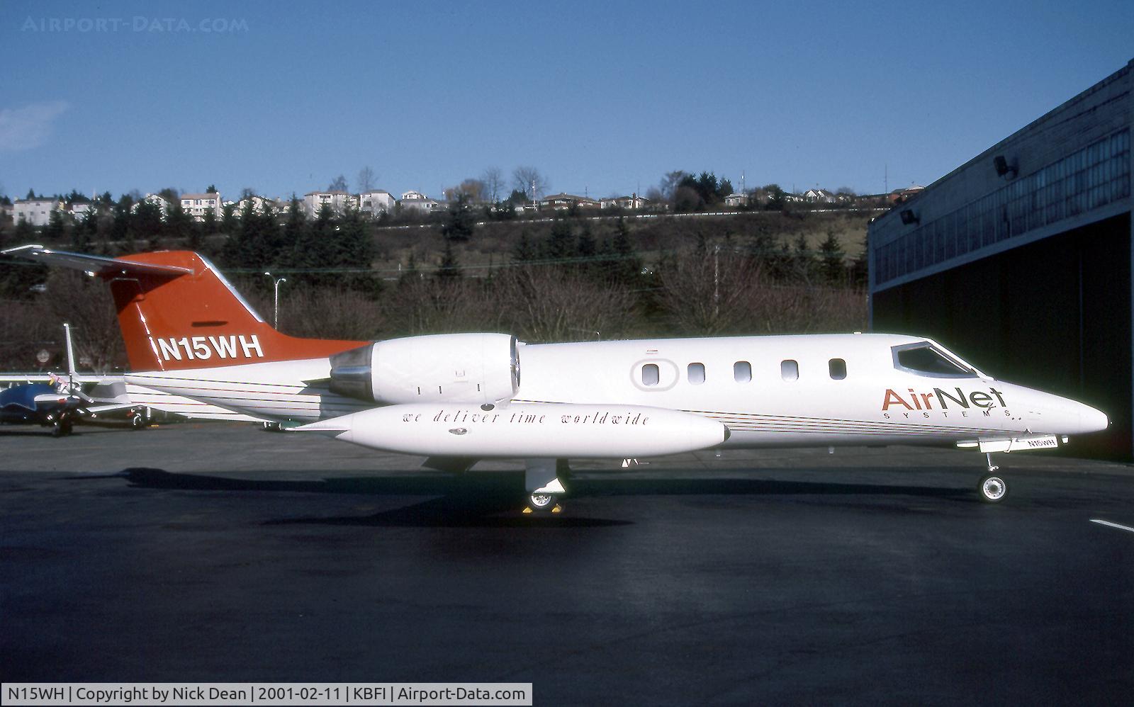 N15WH, 1976 Gates Learjet 35A C/N 085, KBFI