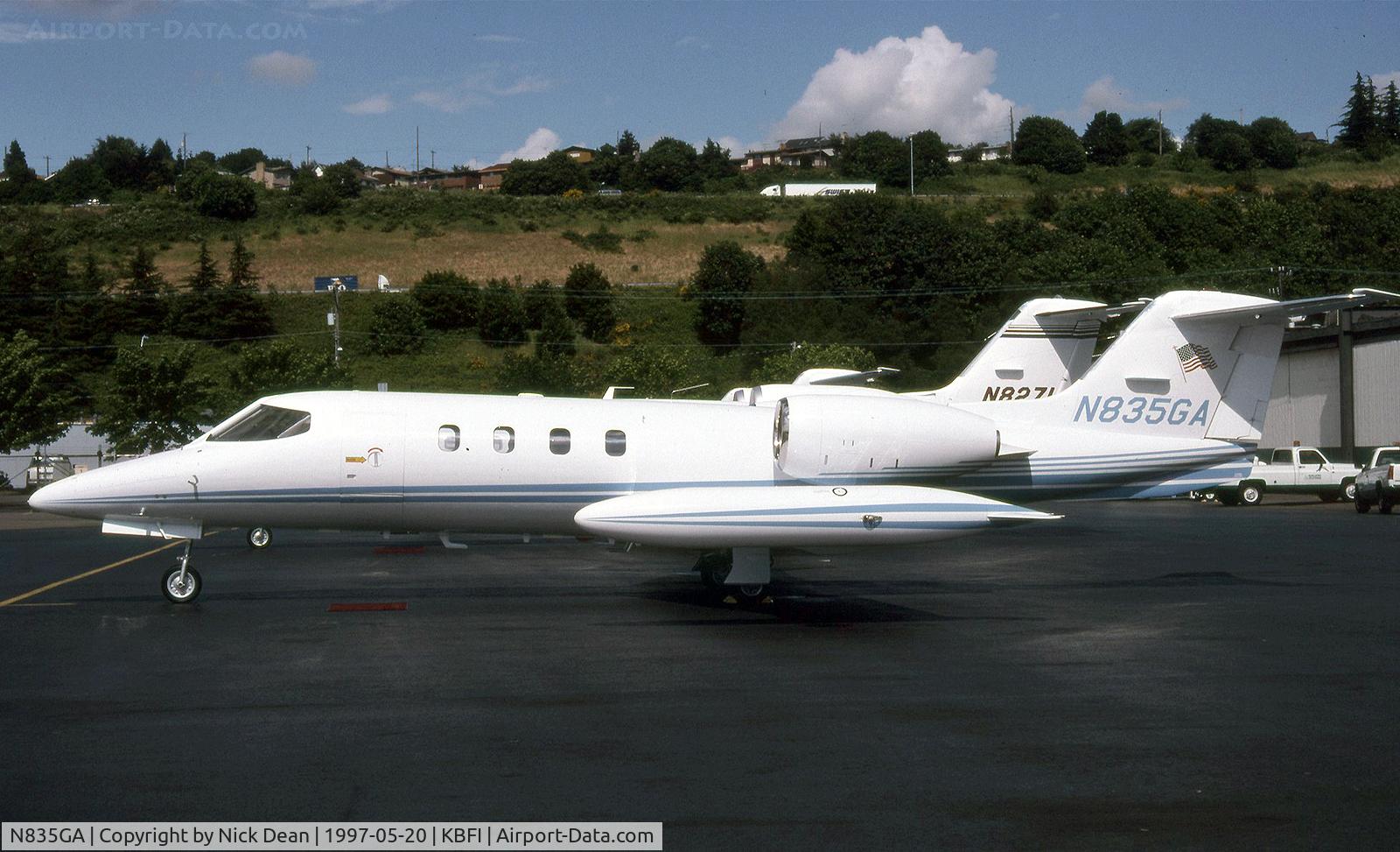 N835GA, 1976 Learjet 35A C/N 35A-087, KBFI