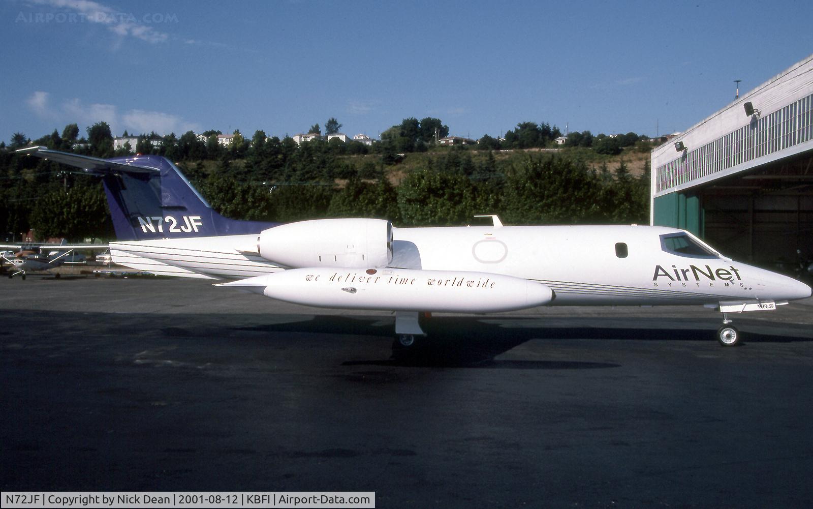 N72JF, 1976 Gates Learjet 35A C/N 088, KBFI