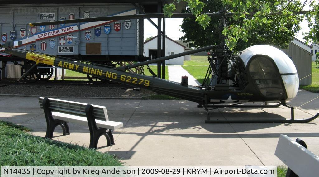 N14435, 1956 Hiller OH-23C C/N 890, Minnesota Military Museum - Camp Ripley, MN