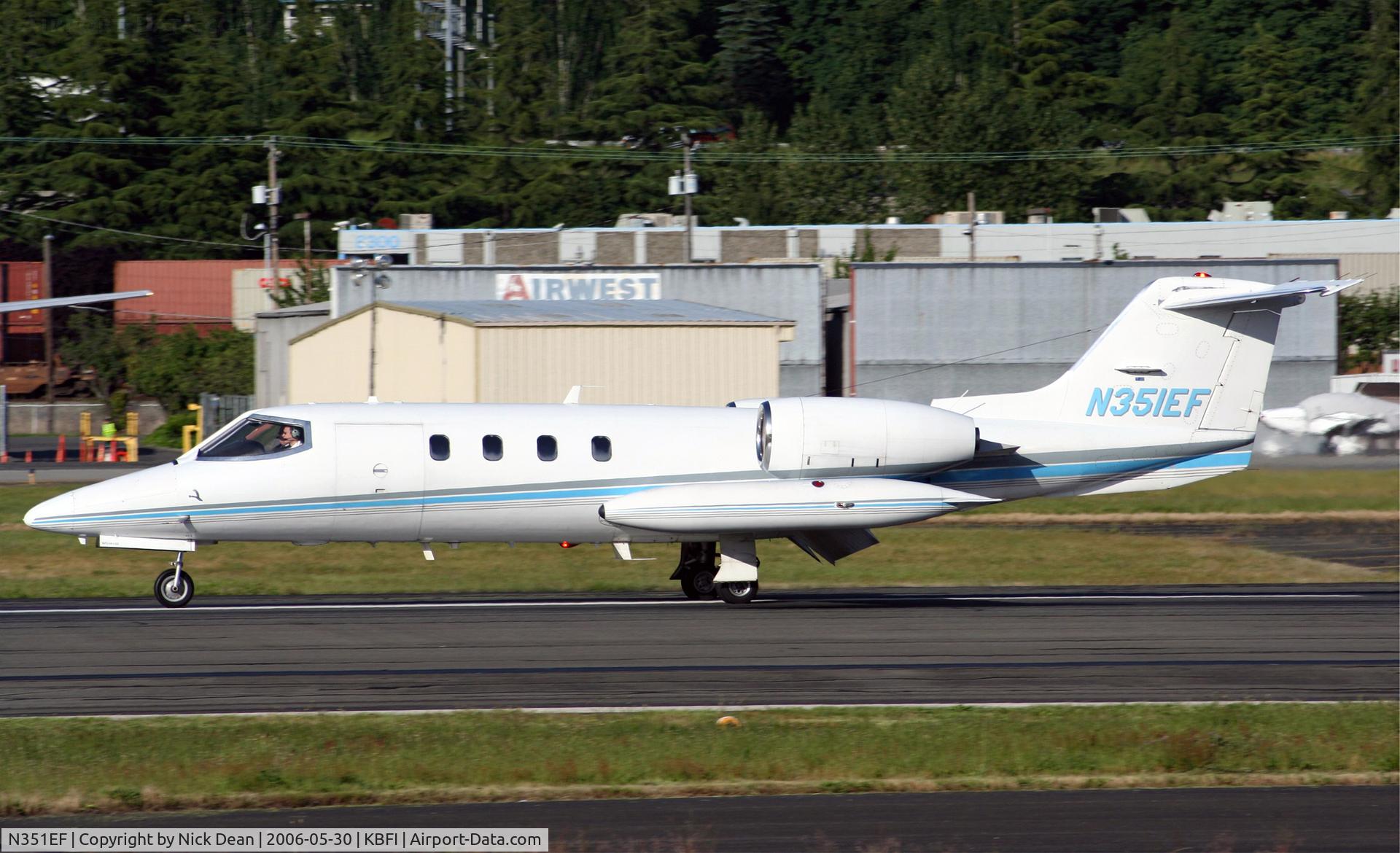 N351EF, 1977 Gates Learjet 35A C/N 125, KBFI