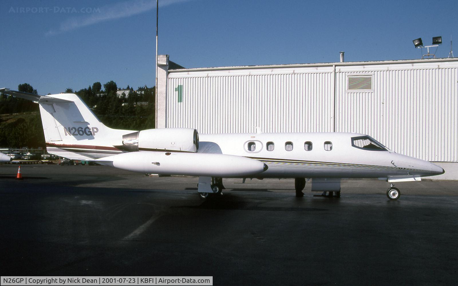 N26GP, 1977 Gates Learjet 35A C/N 157, KBFI
