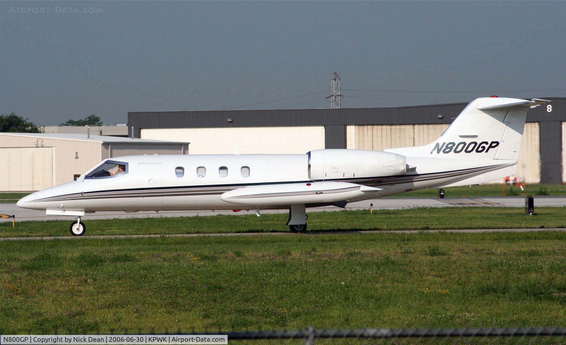 N800GP, 1978 Gates Learjet Corp. 35A C/N 158, KPWK