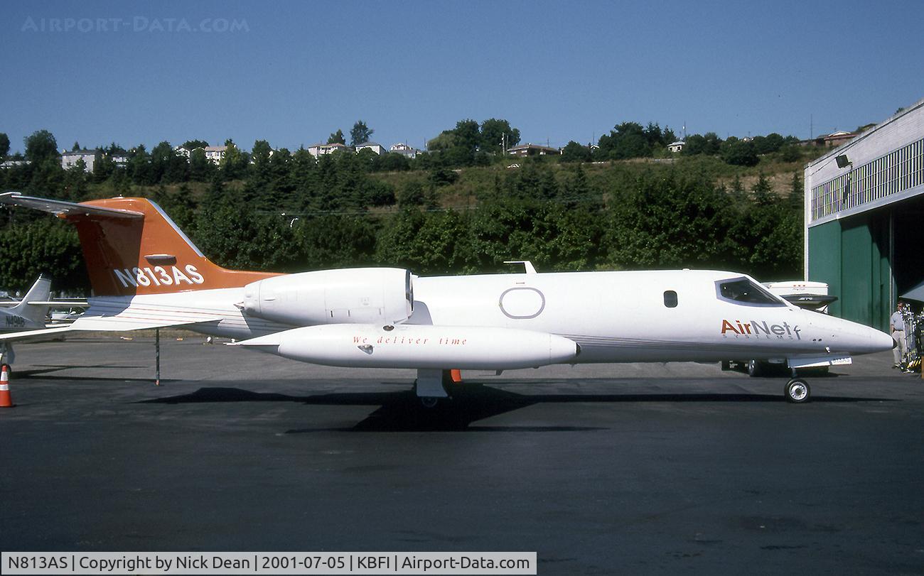 N813AS, 1978 Gates Learjet Corp. 35A C/N 167, KBFI