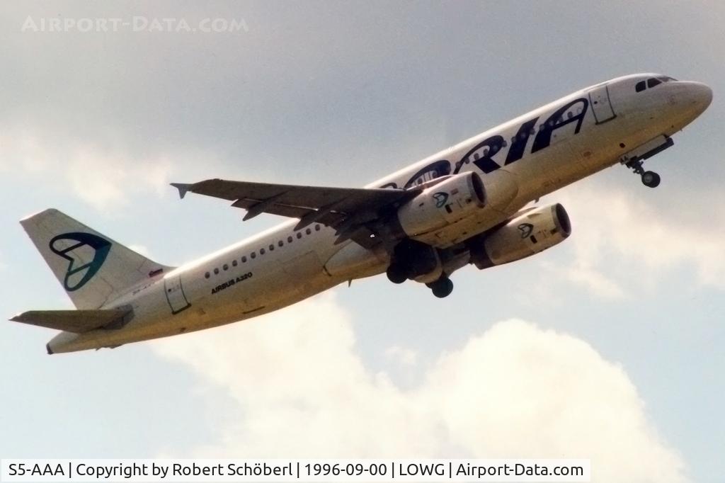 S5-AAA, 1988 Airbus A320-231 C/N 0043, Adria Airways