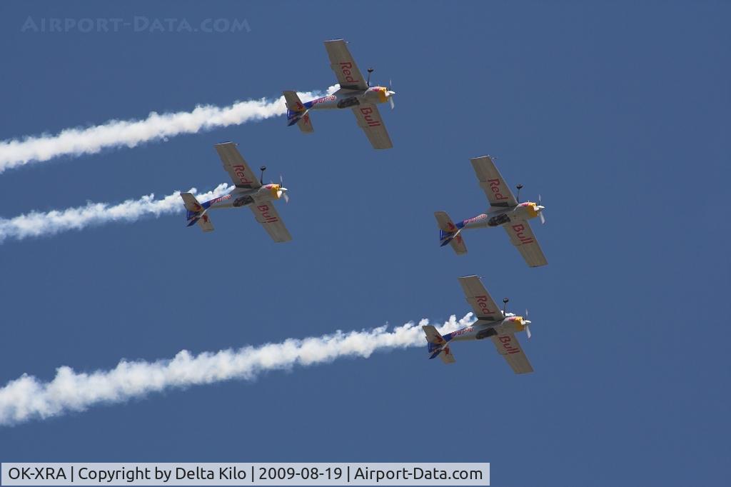 OK-XRA, Zlin Z-50LX C/N 0071, Red Bull Air Race Budapest -Zlin Z-50LX Aerobatics Team