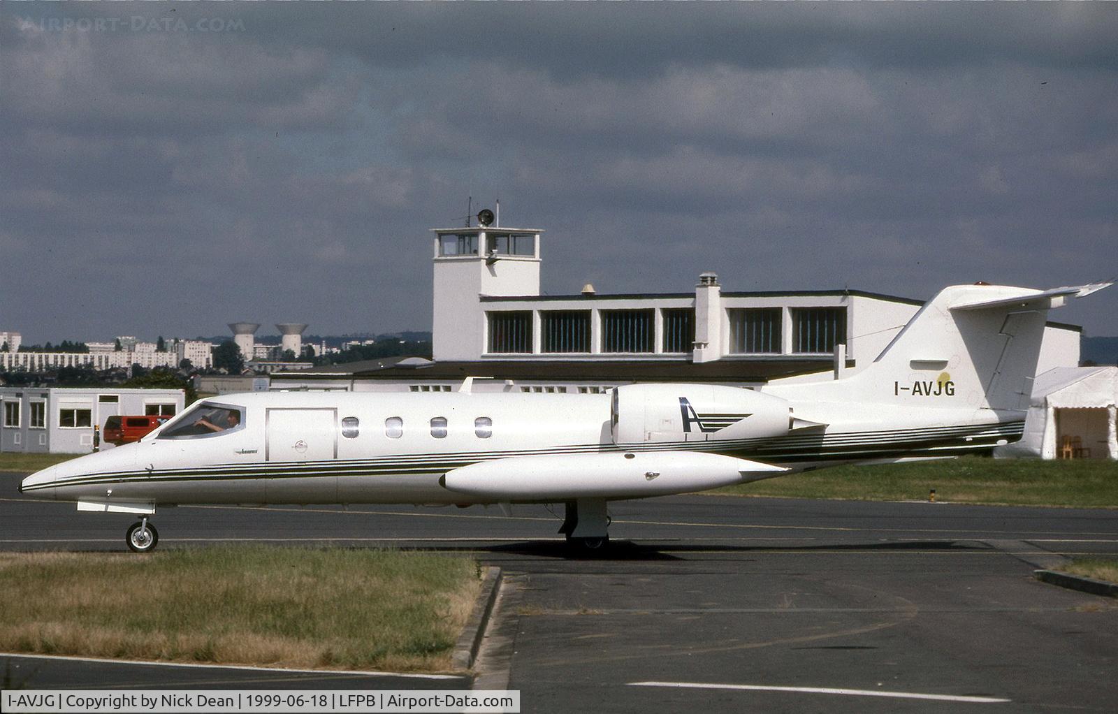 I-AVJG, 1978 Learjet 35A C/N 35A-189, LFPB W/O Oct 24th 1999 after crashing into the Mediterranean nr Portofino 40 km east of Genoa during a second attempt to land at Genoa in bad weather