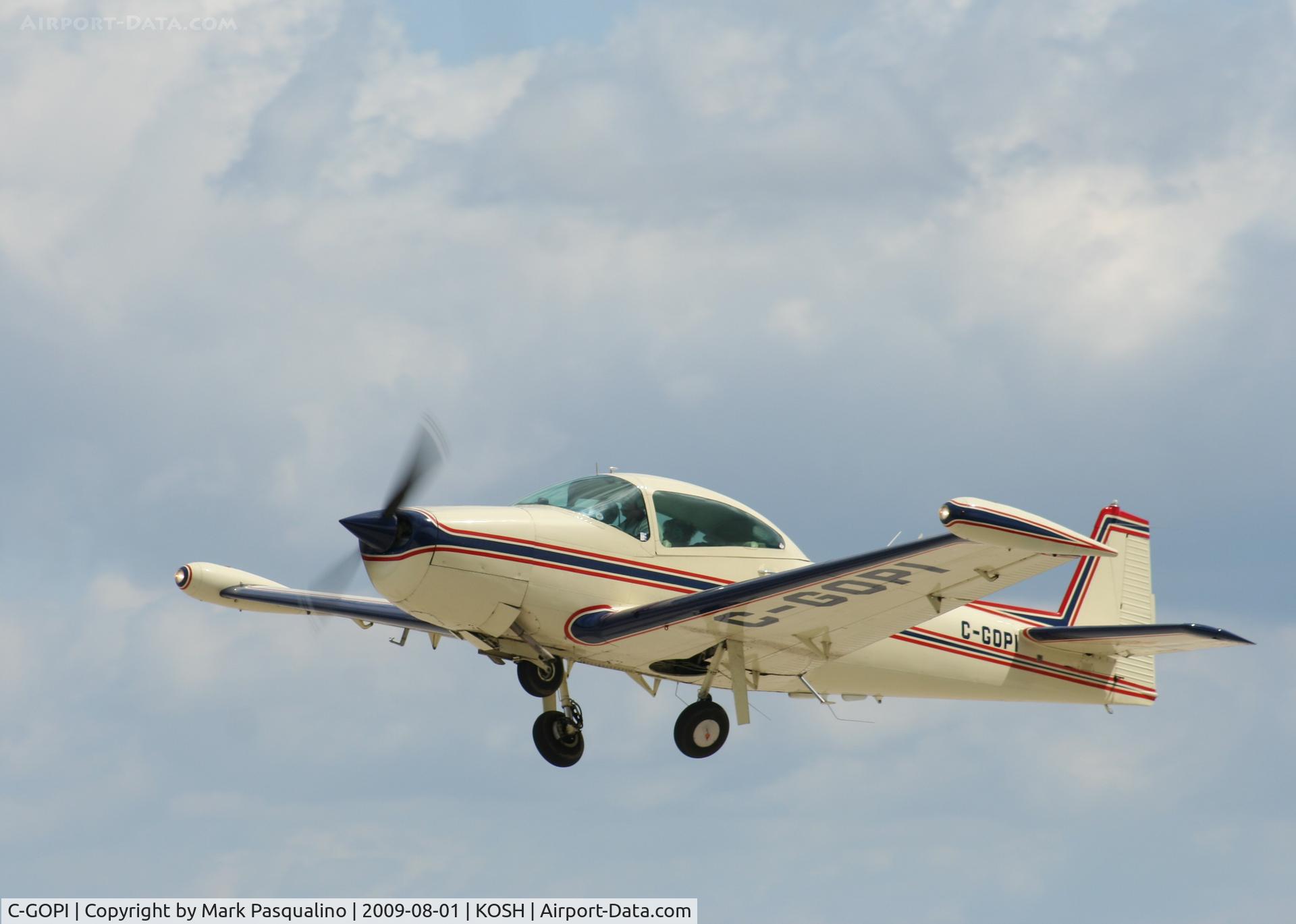 C-GOPI, North American Navion L-17A C/N NAV-4-1088, Navion